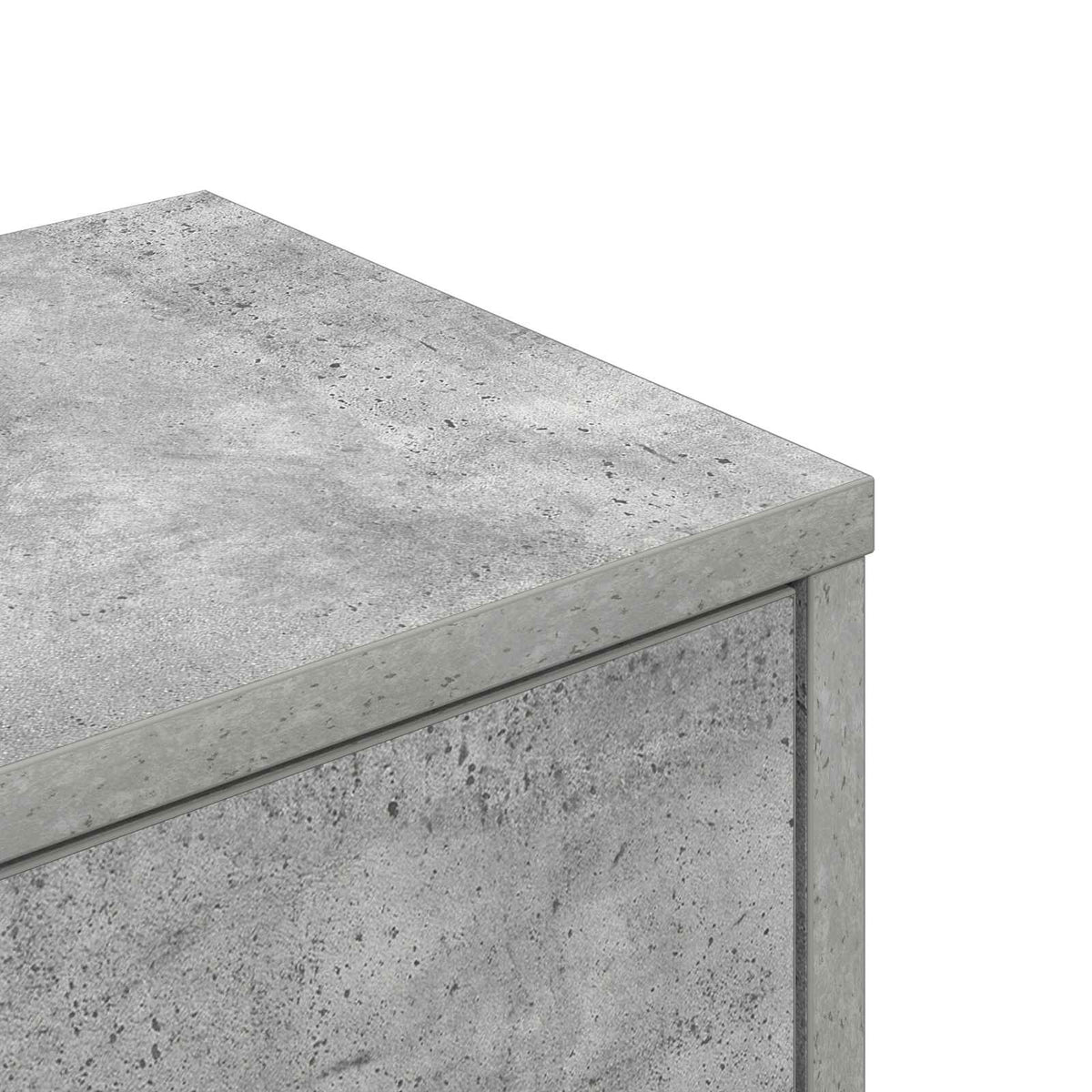 Væg Hjørneshylde Betongrå 48 x 48 x 120 cm Konstrueret træ