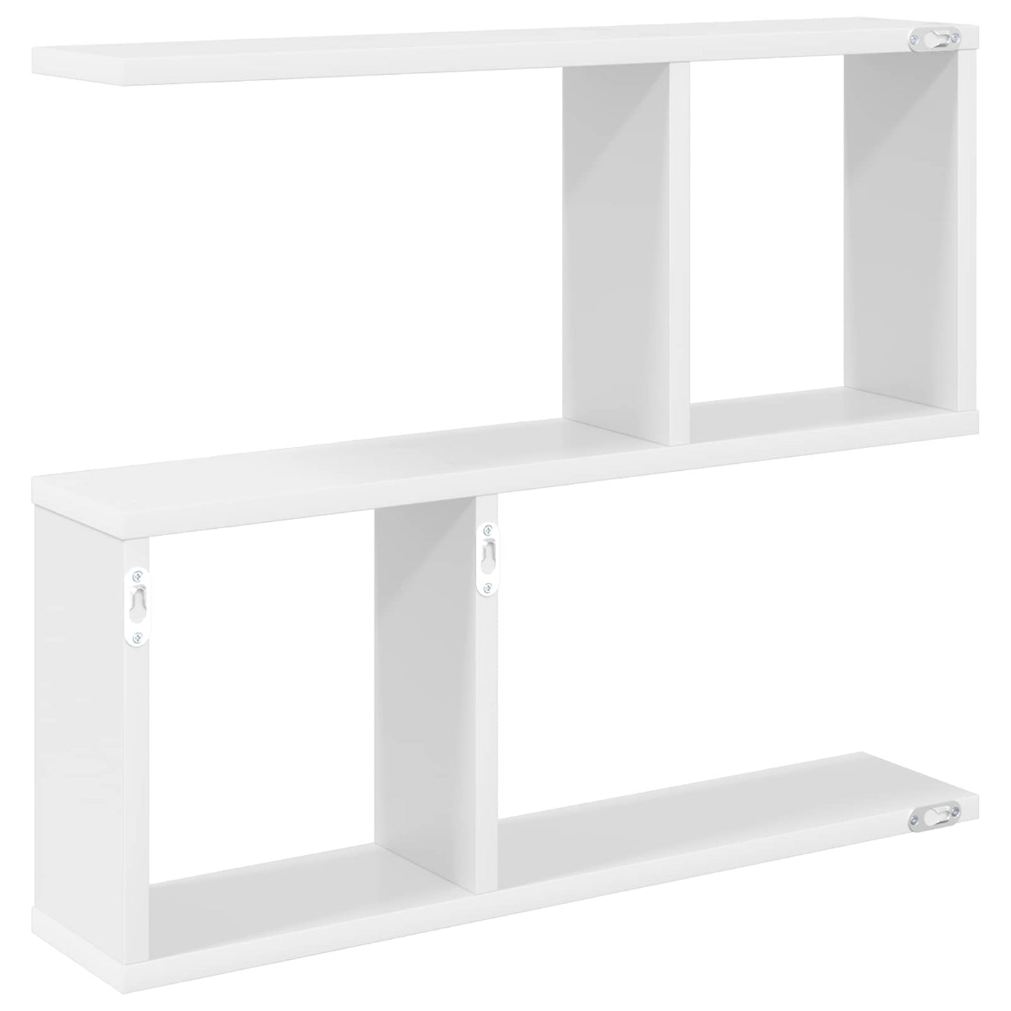 Væghylde Hvid 60 x 12 x 50,5 cm Konstrueret træ