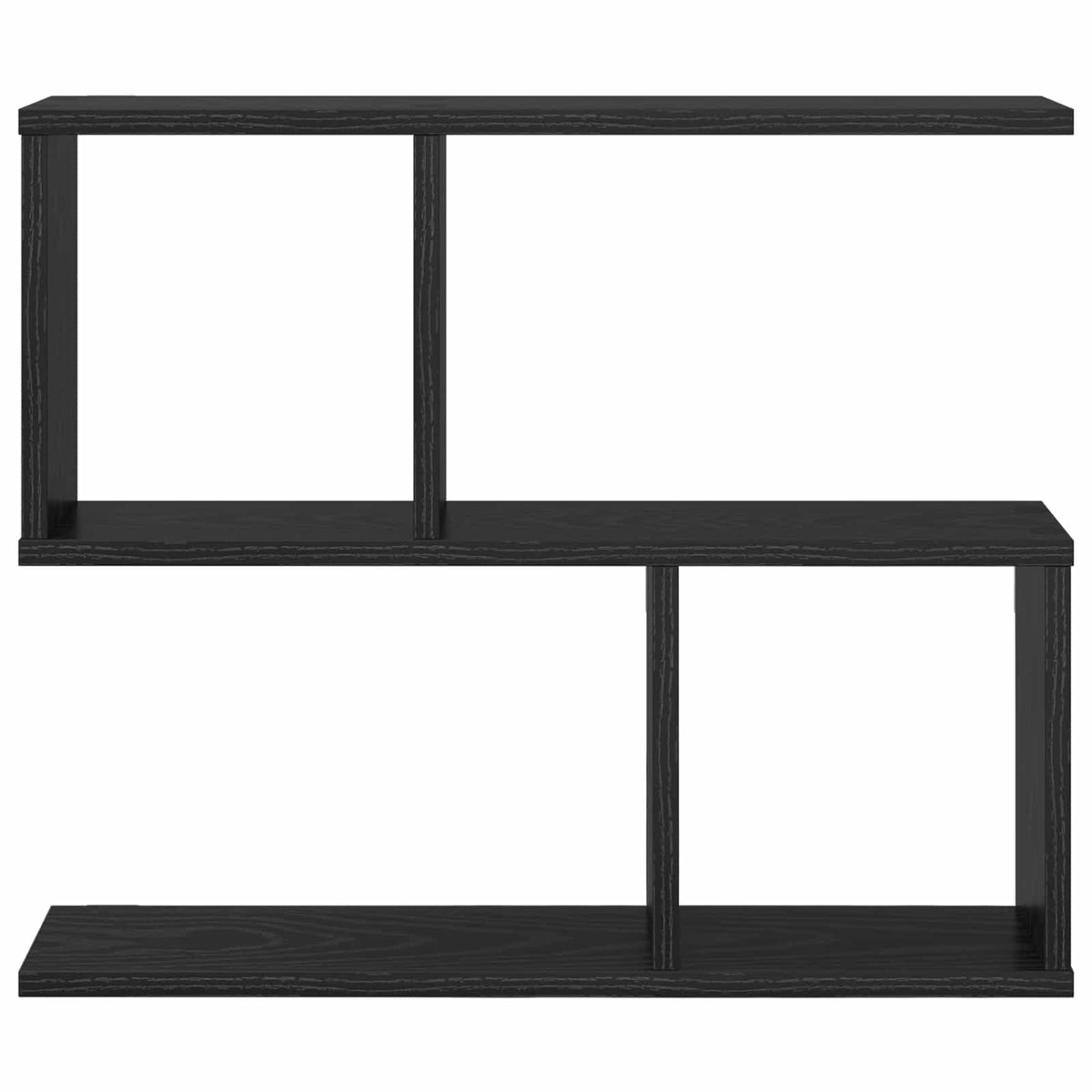 Væghylde Sort eg 60 x 12 x 50,5 cm Konstrueret træ
