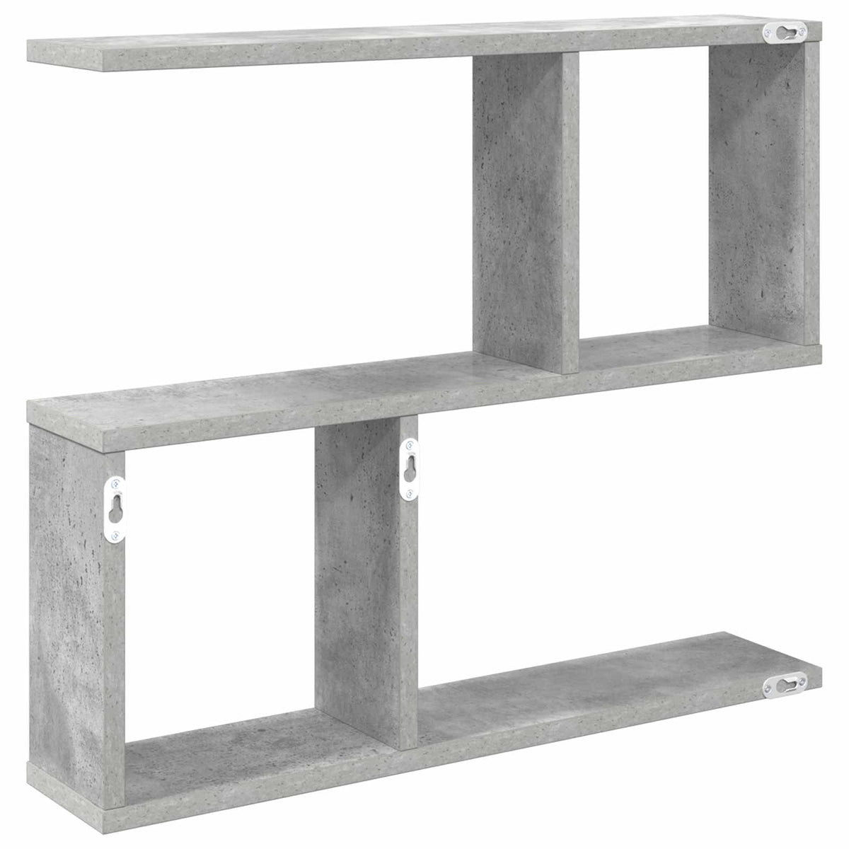 Væghylde Betongrå 60 x 12 x 50,5 cm Konstrueret træ