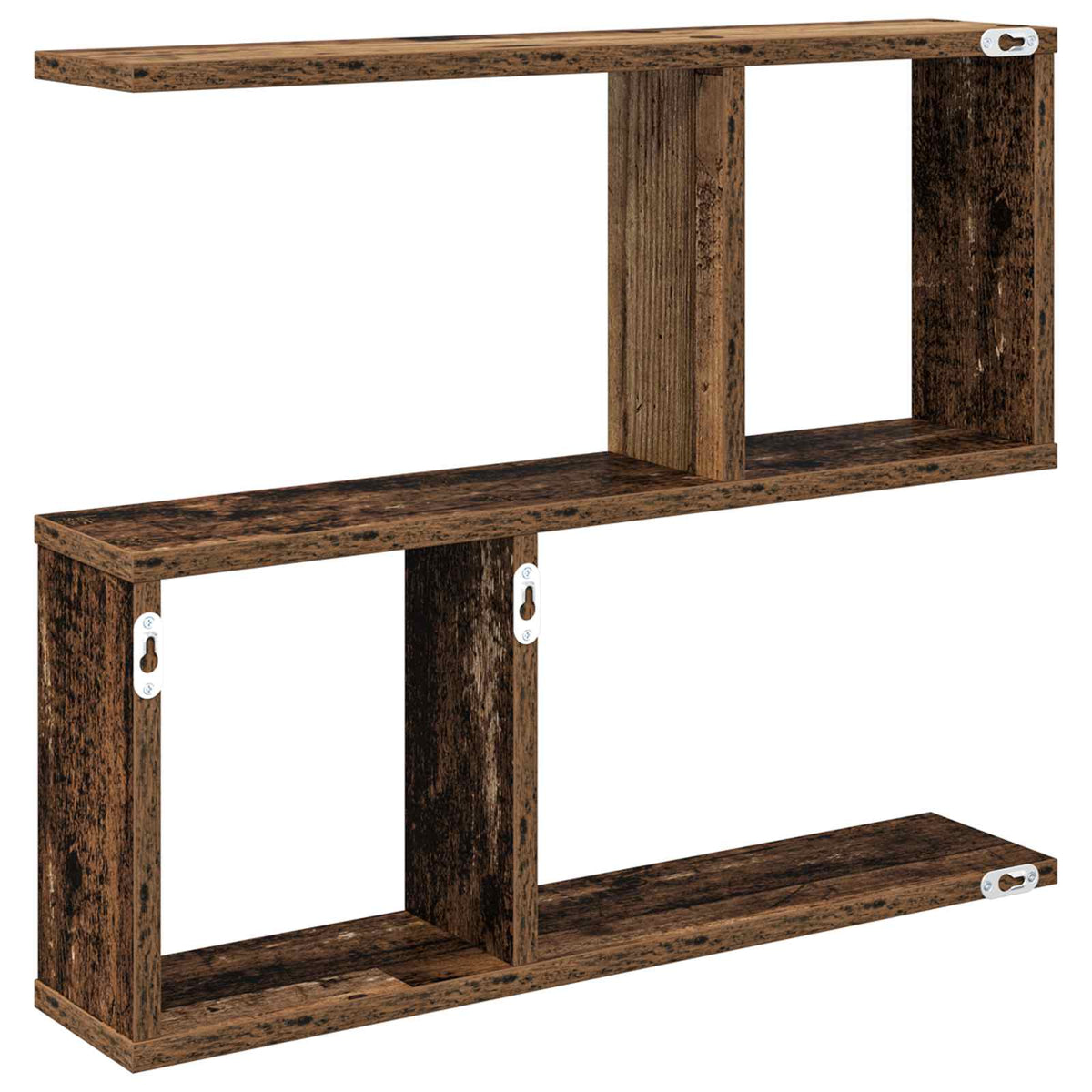 Væghylde Gammelt træ 60 x 12 x 50,5 cm Konstrueret træ