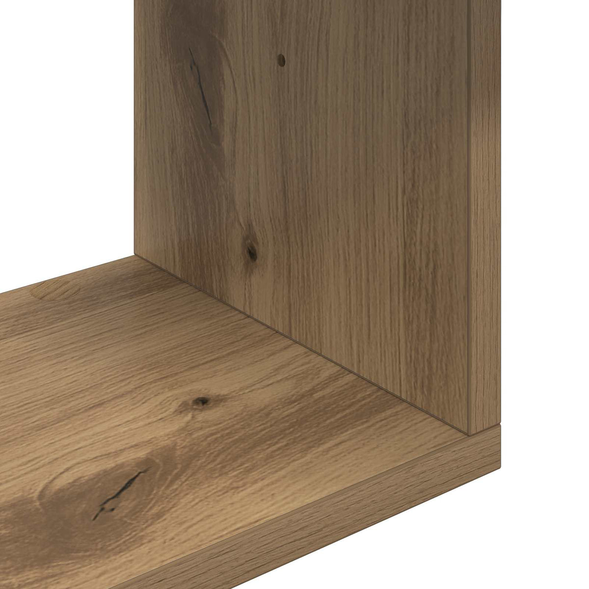 Væghylde Artisan-eg 60 x 12 x 50,5 cm Konstrueret træ