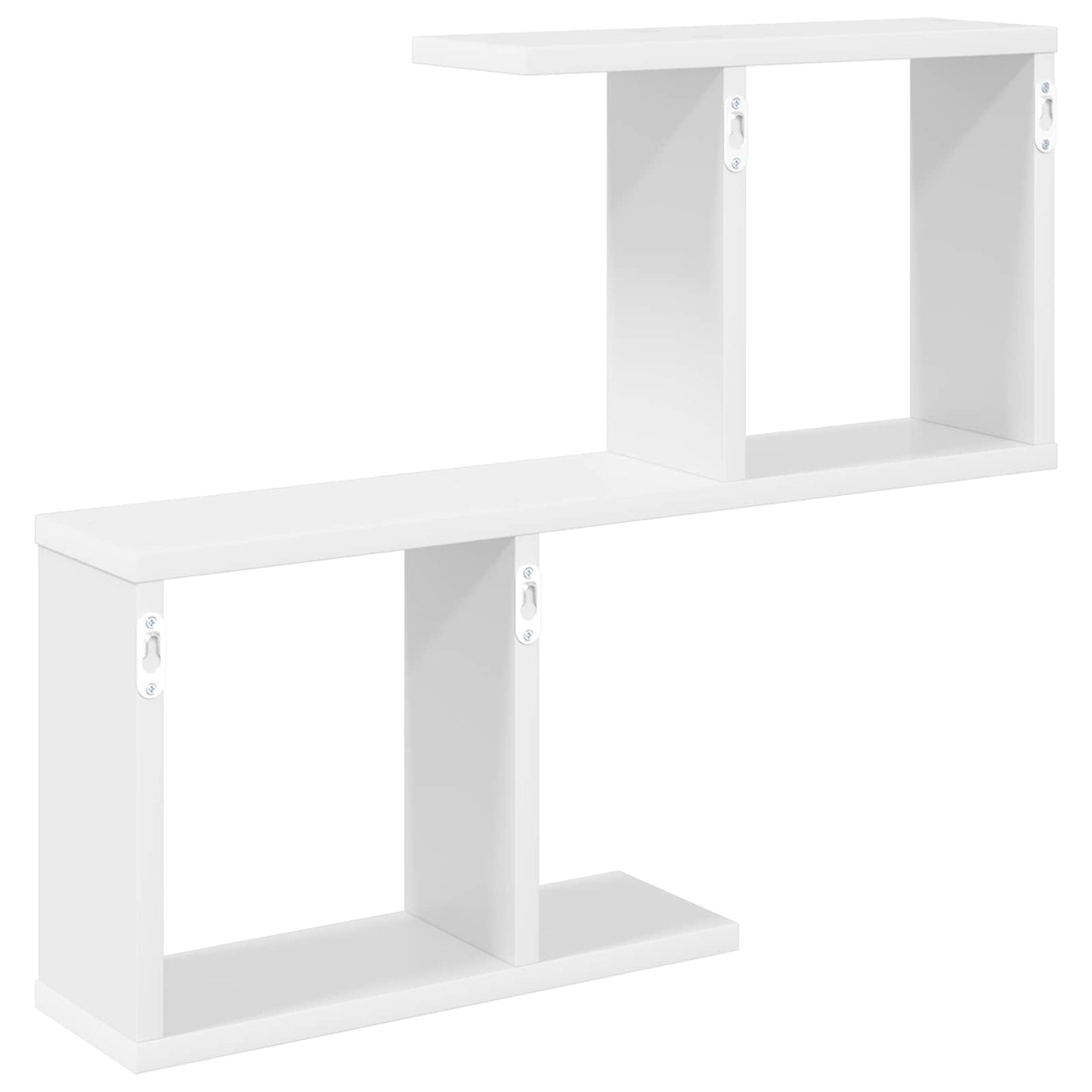 Væghylde Hvid 60 x 12 x 50,5 cm Konstrueret træ