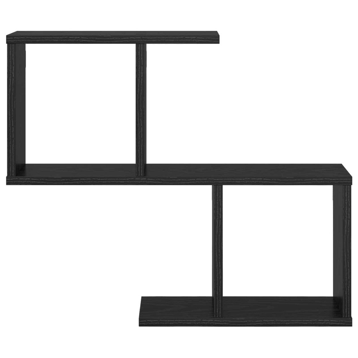 Væghylde Sort eg 60 x 12 x 50,5 cm Konstrueret træ