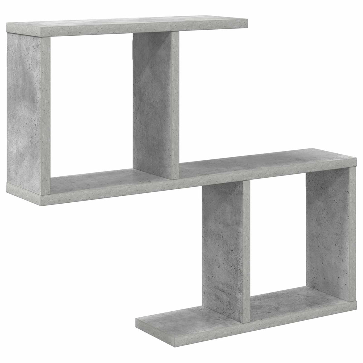 Væghylde Betongrå 60 x 12 x 50,5 cm Konstrueret træ