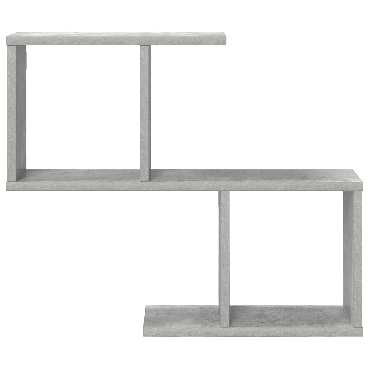 Væghylde Betongrå 60 x 12 x 50,5 cm Konstrueret træ