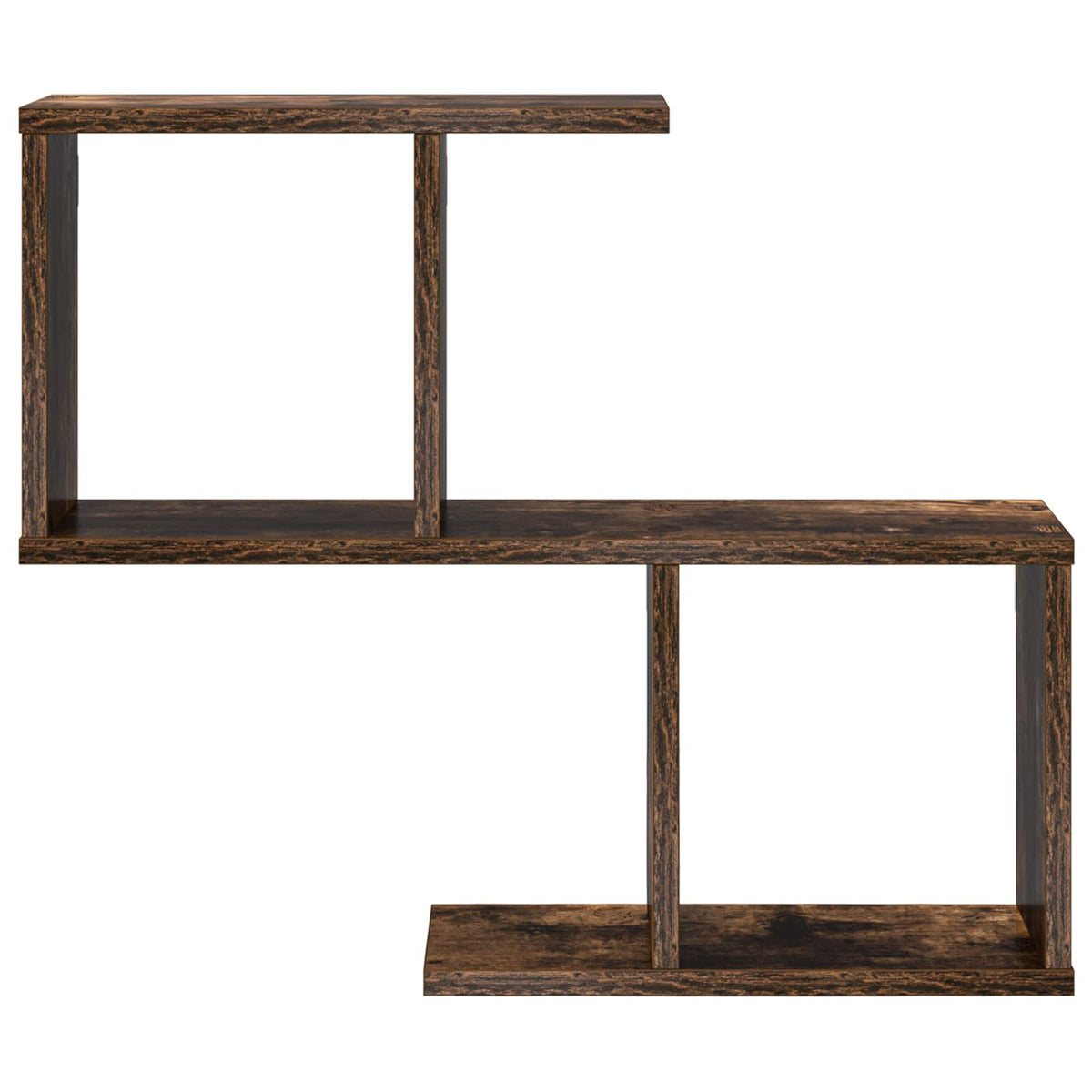Væghylde Røget eg 60 x 12 x 50,5 cm Konstrueret træ