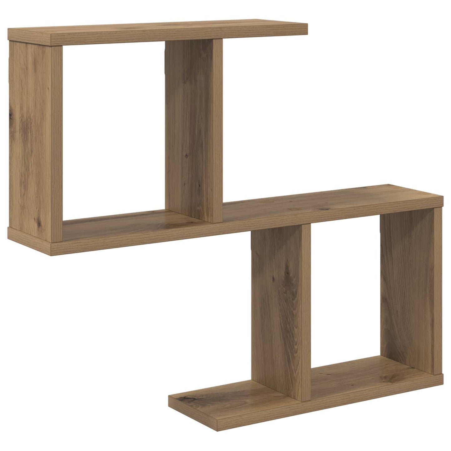 Væghylde Artisan-eg 60 x 12 x 50,5 cm Konstrueret træ