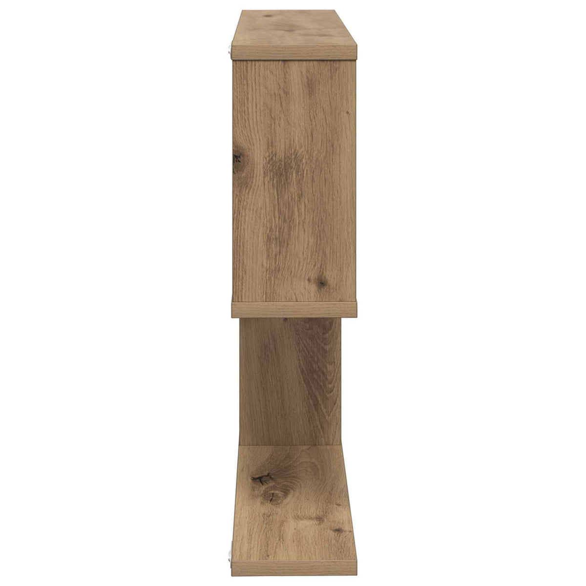 Væghylde Artisan-eg 60 x 12 x 50,5 cm Konstrueret træ