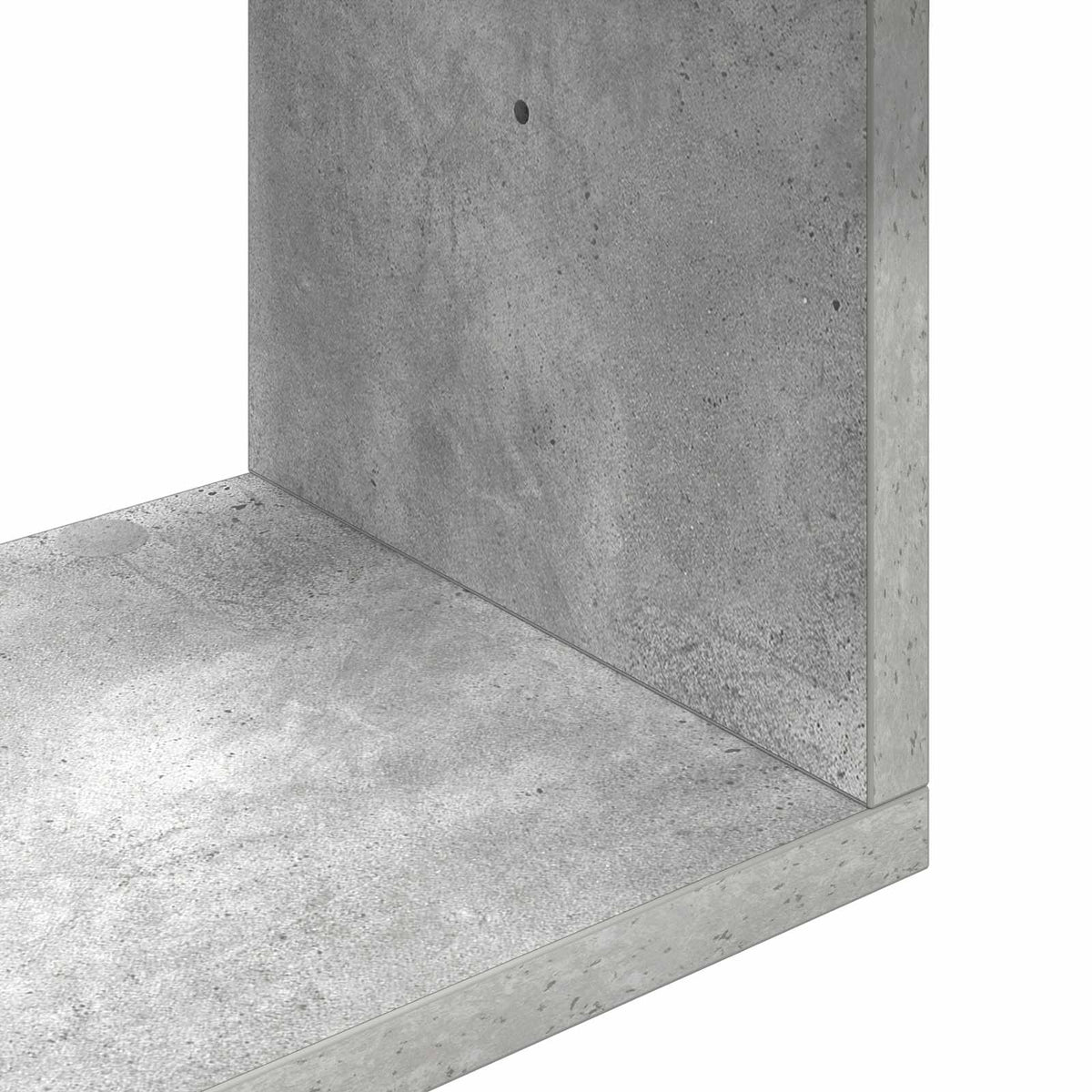 Væghylde Betongrå 100 x 12 x 50,5 cm Konstrueret træ