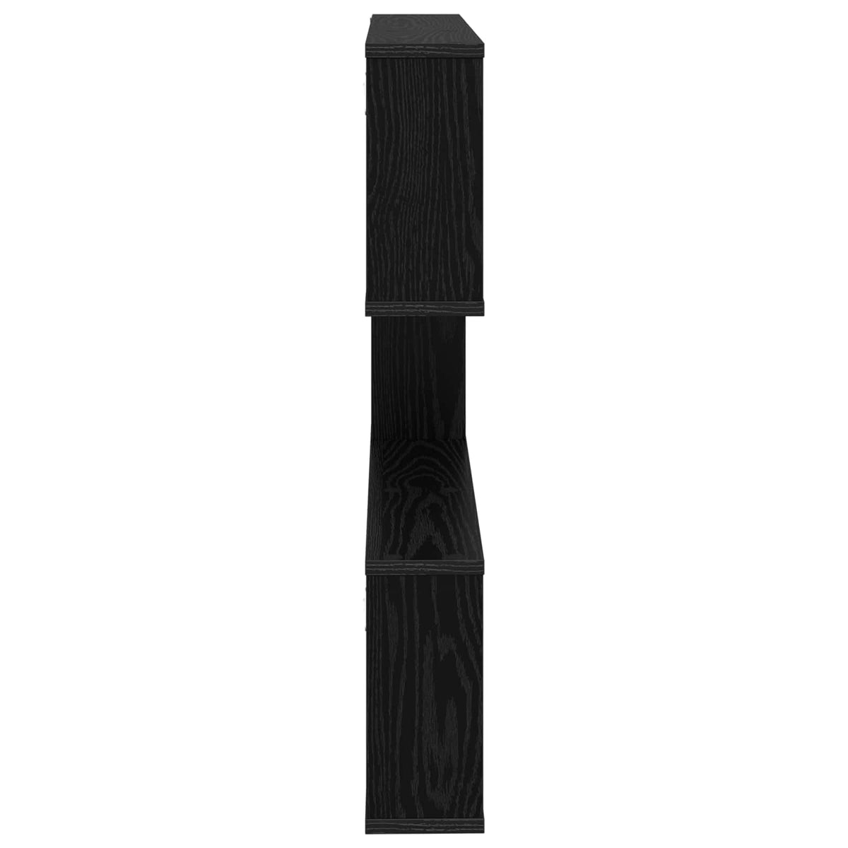 Væghylde Sort eg 80 x 12 x 79,5 cm Konstrueret træ