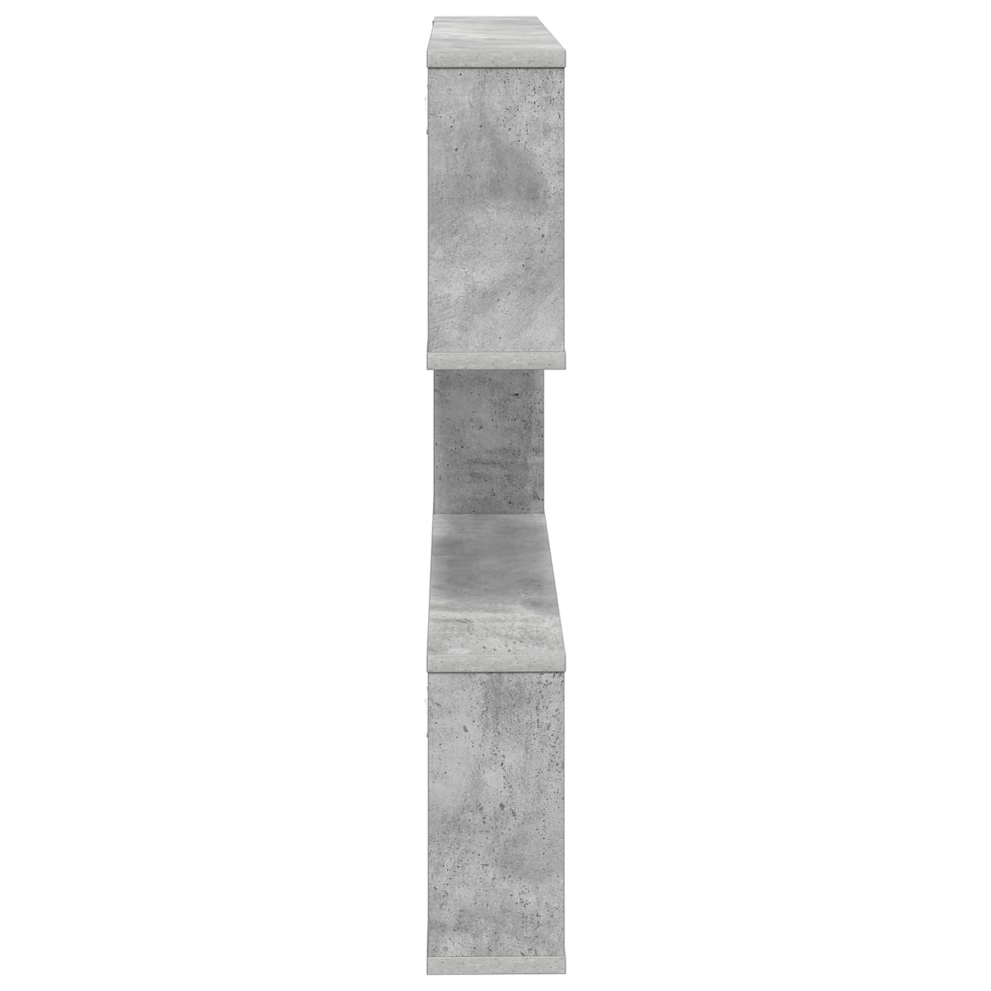 Væghylde Betongrå 80 x 12 x 79,5 cm Konstrueret træ