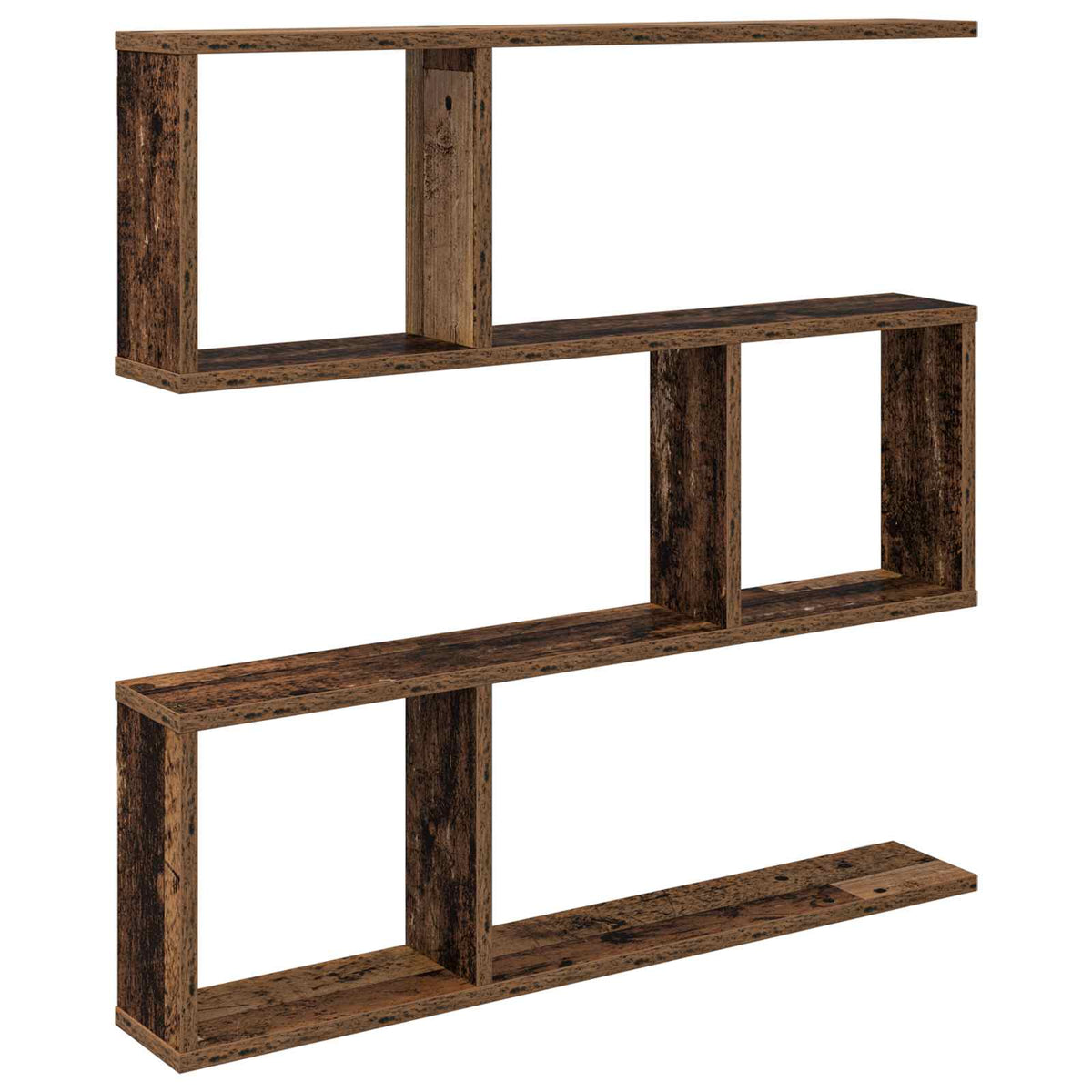 Væghylde Gammelt træ 80 x 12 x 79,5 cm Konstrueret træ