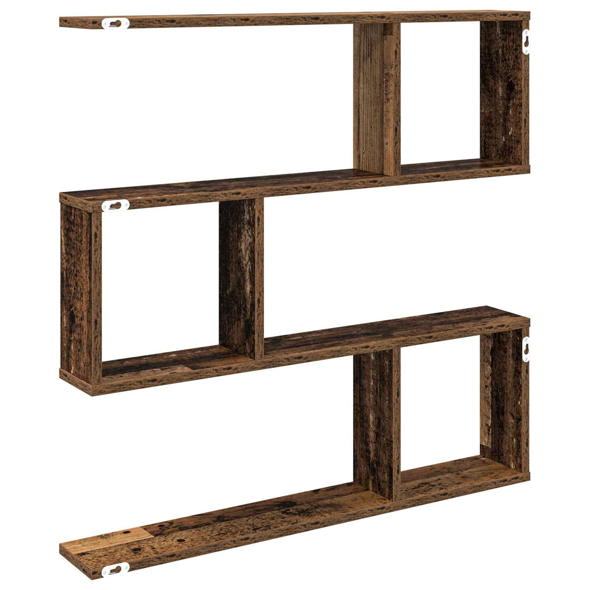 Væghylde Gammelt træ 80 x 12 x 79,5 cm Konstrueret træ