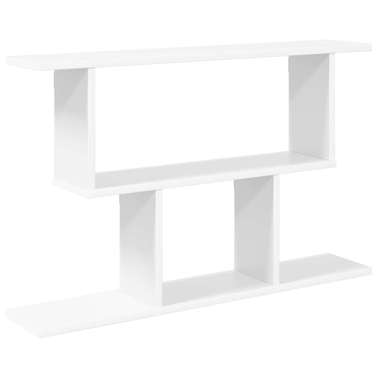 Væghylde Hvid 80 x 15 x 50,5 cm Konstrueret træ