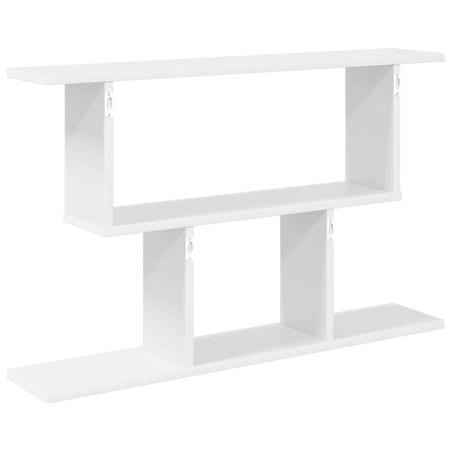 Væghylde Hvid 80 x 15 x 50,5 cm Konstrueret træ