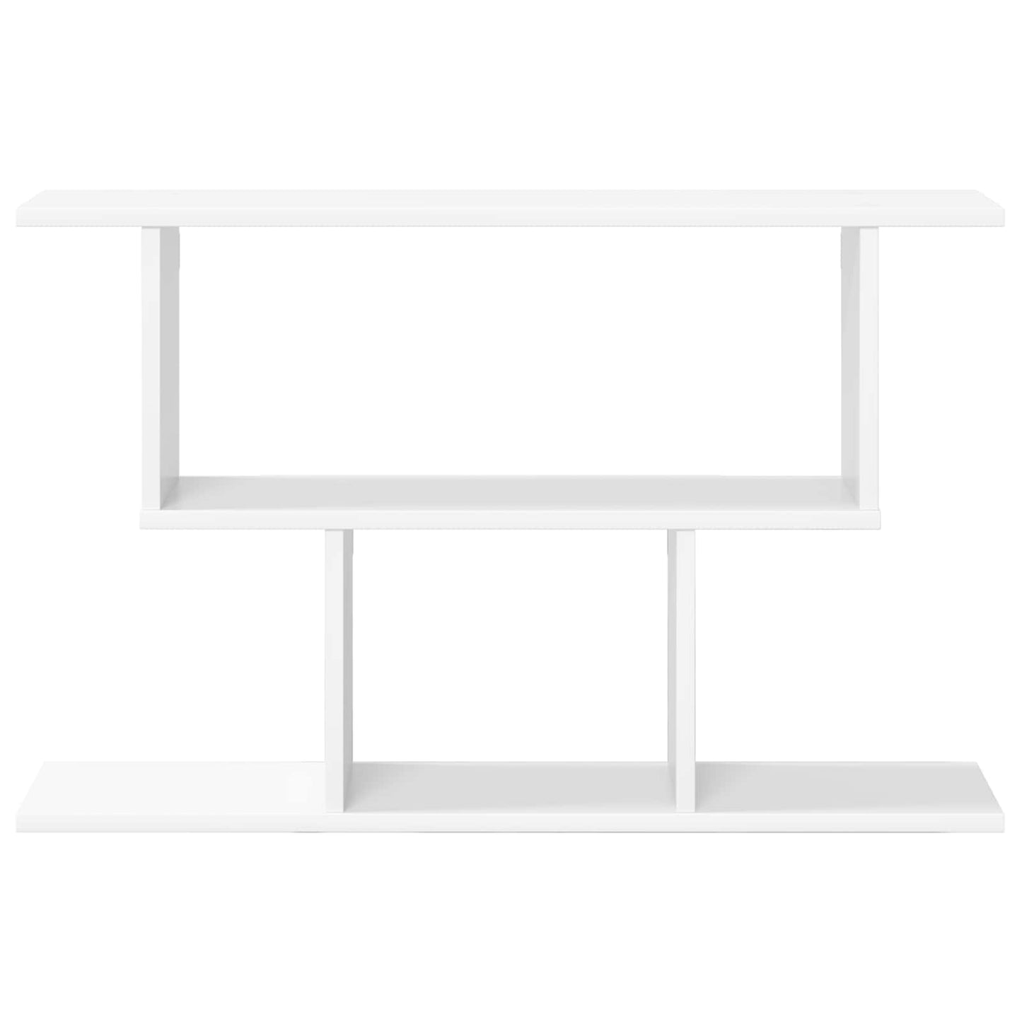 Væghylde Hvid 80 x 15 x 50,5 cm Konstrueret træ