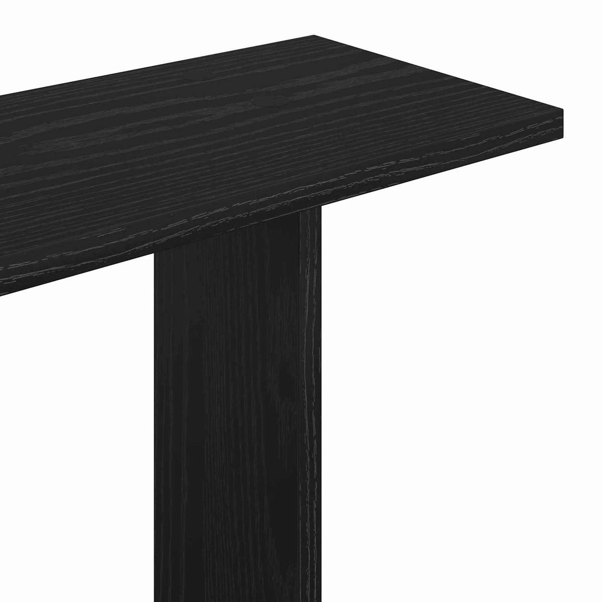 Væghylde Sort eg 80 x 15 x 50,5 cm Konstrueret træ
