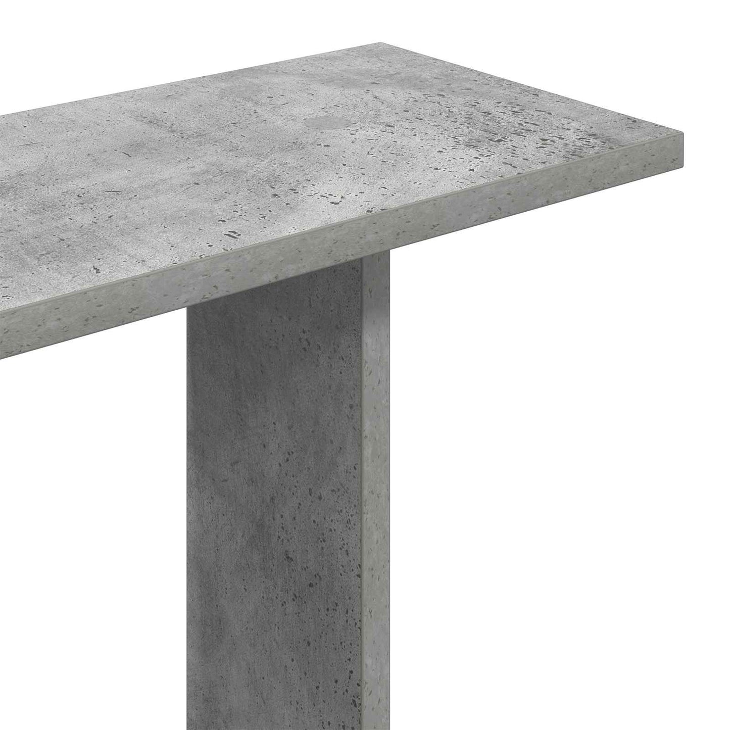 Væghylde Betongrå 80 x 15 x 50,5 cm Konstrueret træ