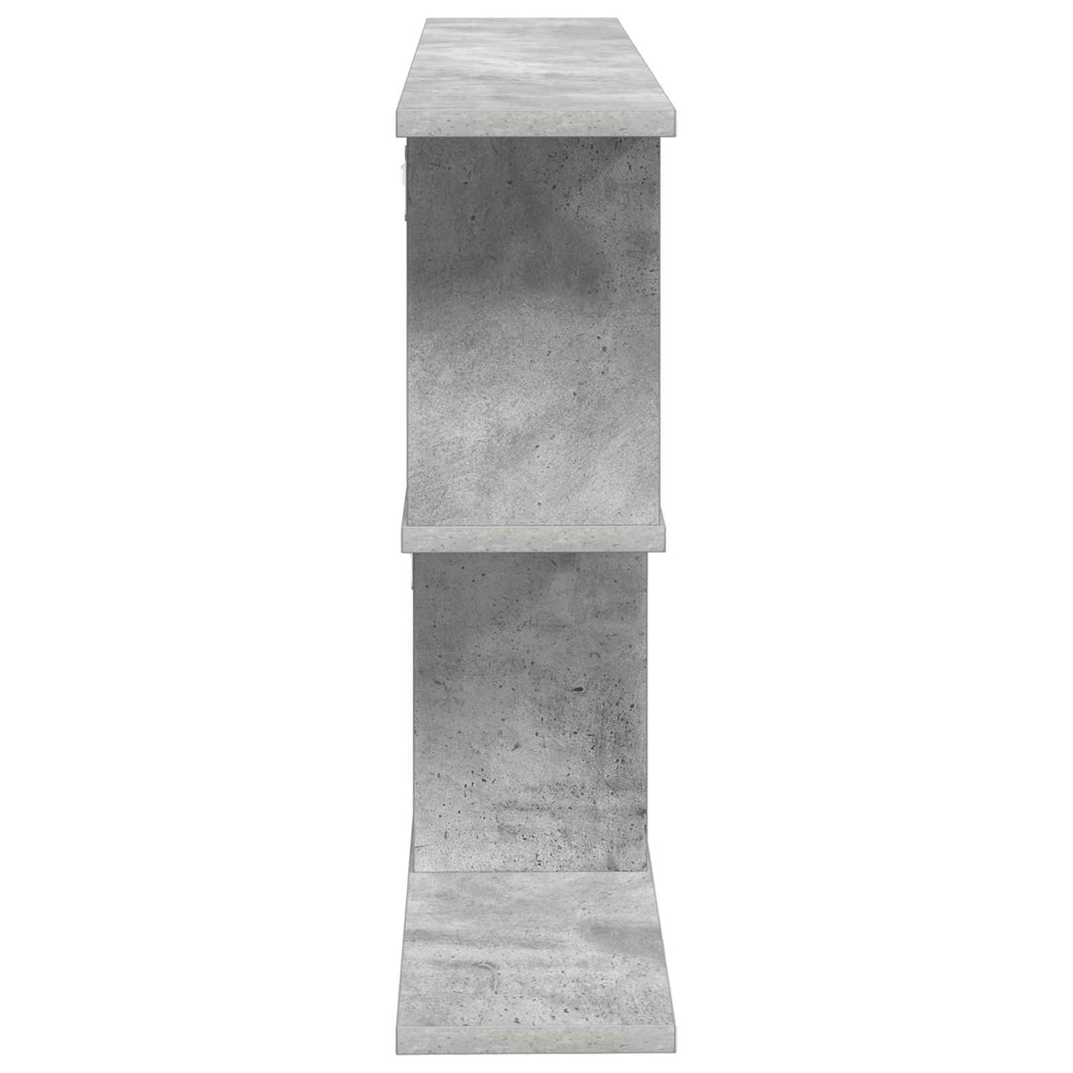 Væghylde Betongrå 80 x 15 x 50,5 cm Konstrueret træ