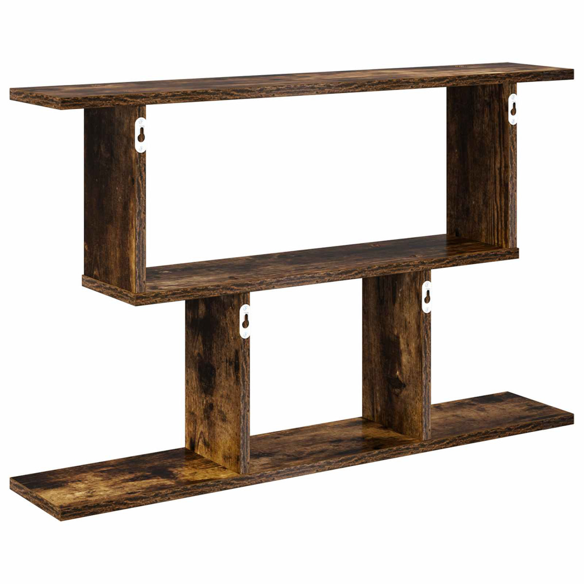 Væghylde Røget eg 80 x 15 x 50,5 cm Konstrueret træ