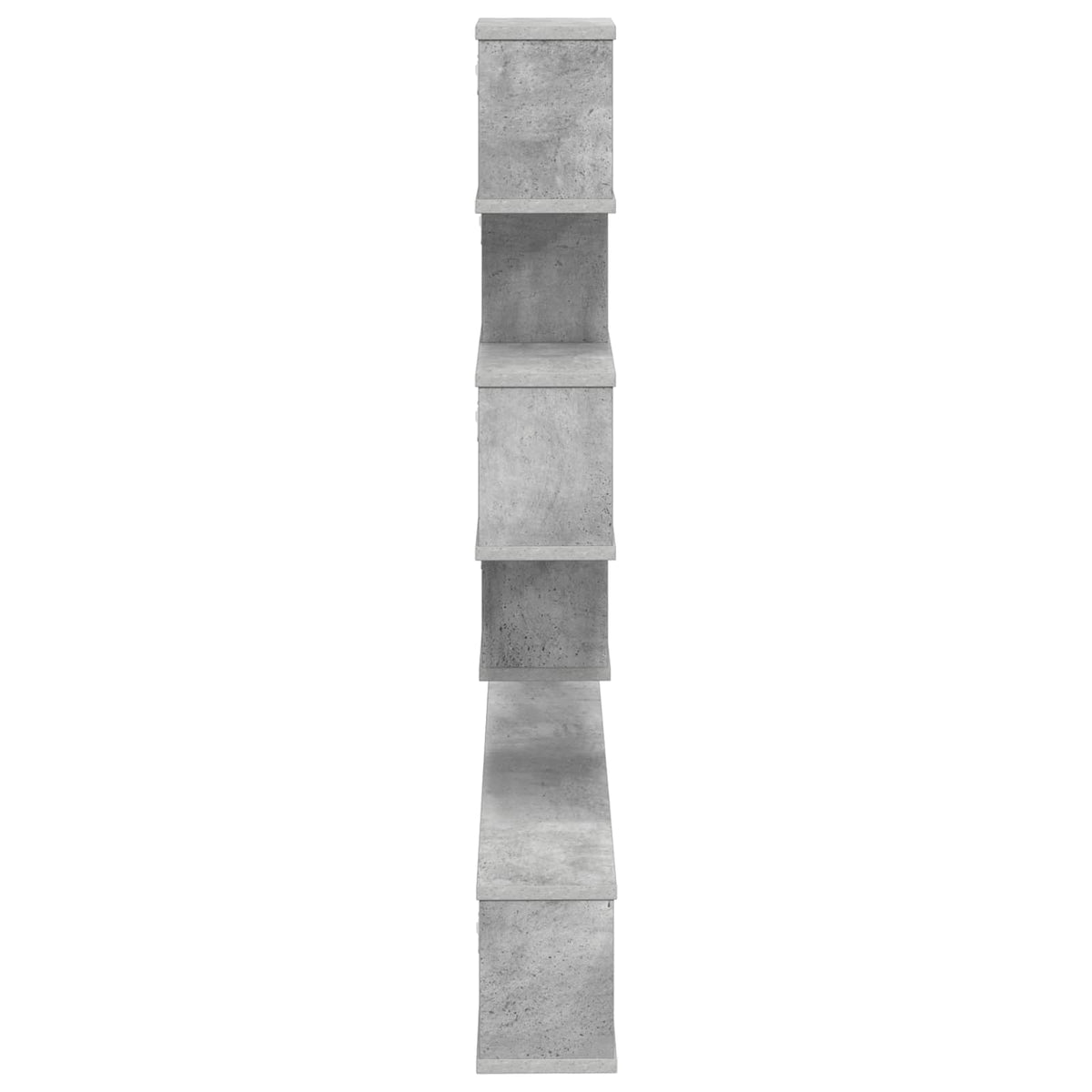 Væghængt TV-hylde Betongrå 200 x 15 x 94 cm Konstrueret træ