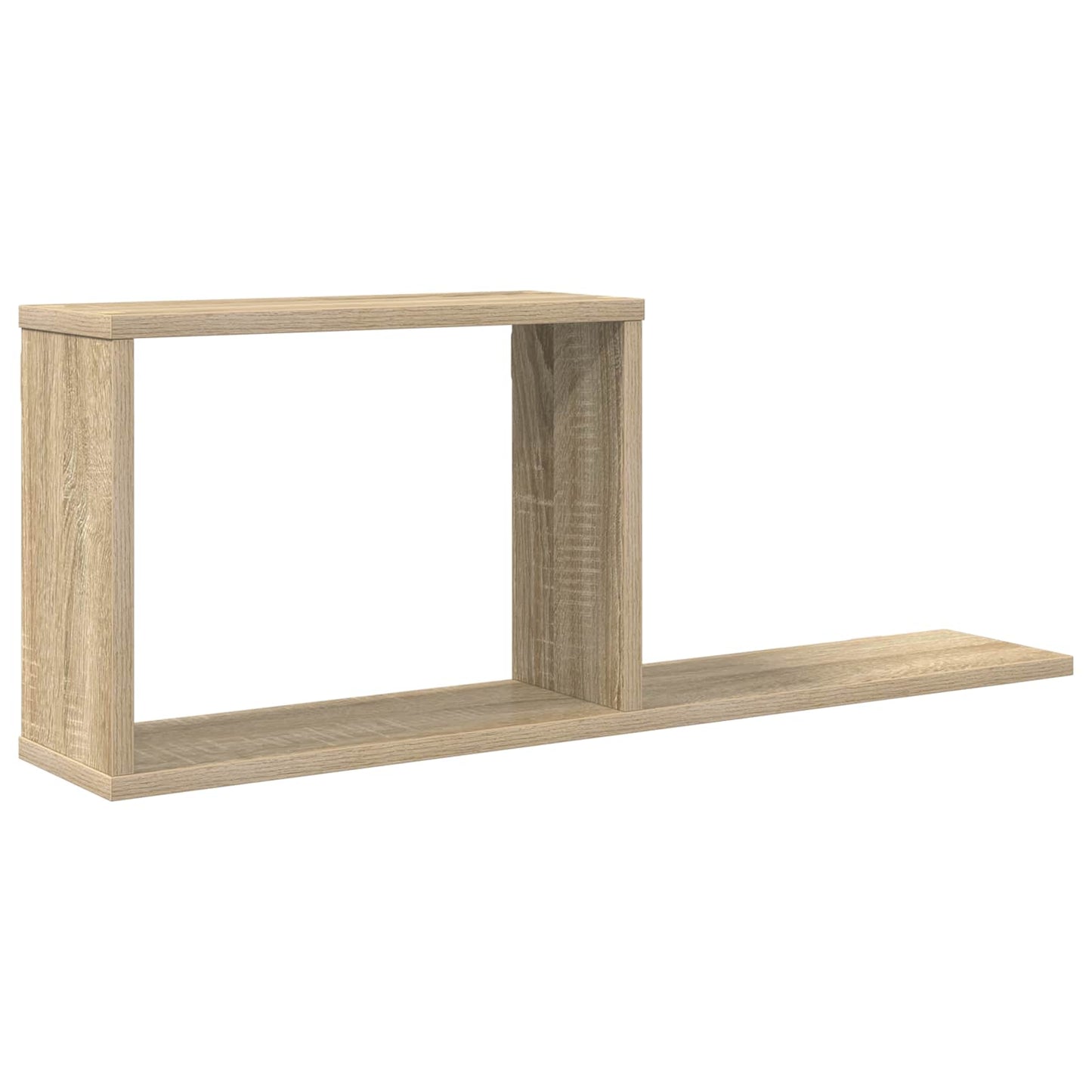 Svævehylder Sonoma-eg 80 x 15 x 30 cm Konstrueret træ