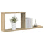Svævehylder Sonoma-eg 80 x 15 x 30 cm Konstrueret træ