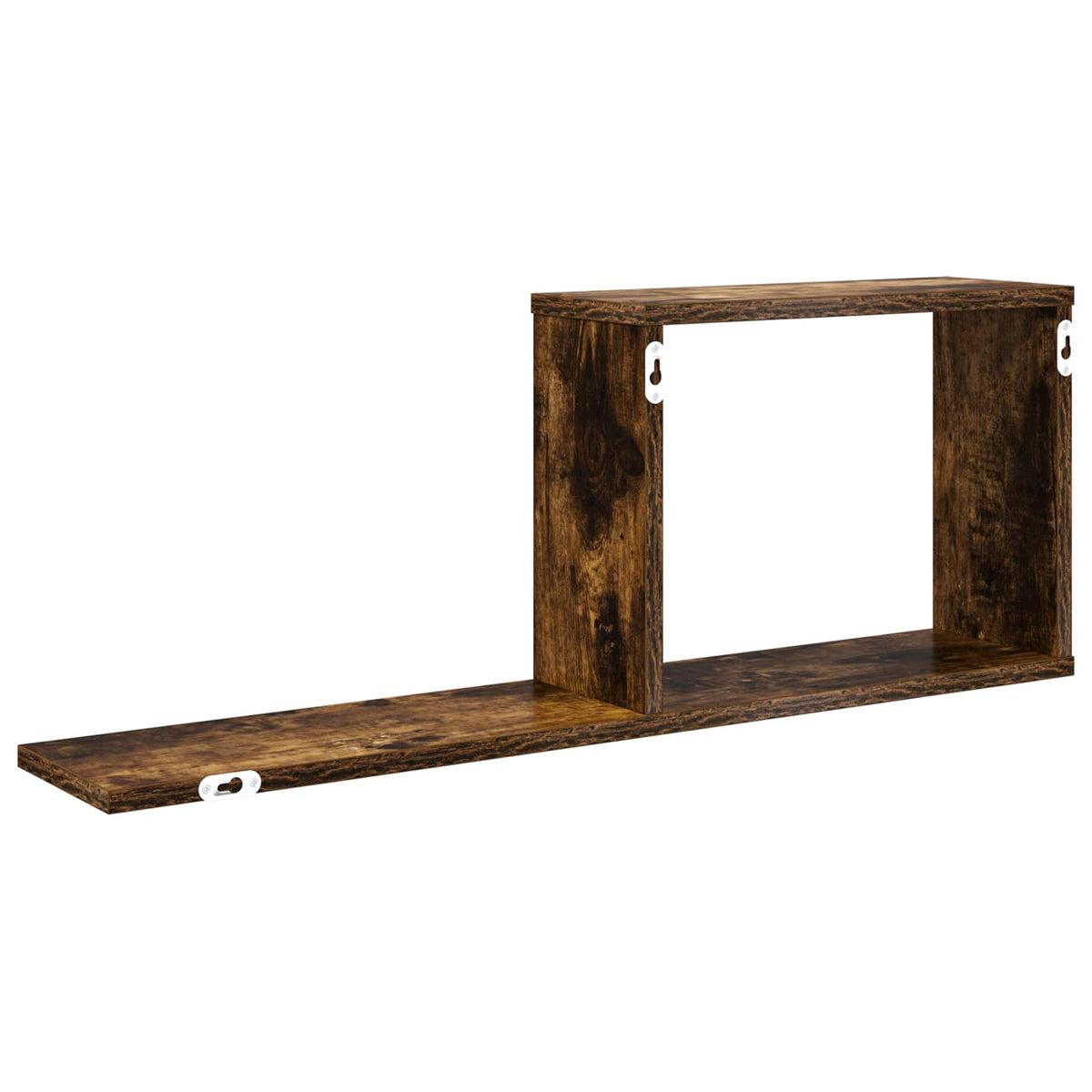 Svævehylder Røget eg 80 x 15 x 30 cm Konstrueret træ