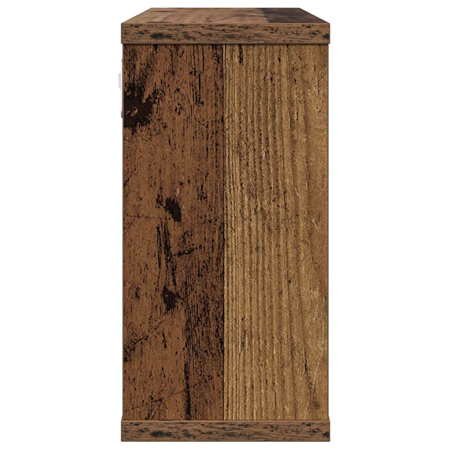 Svævehylder Gammelt træ 80 x 15 x 30 cm Konstrueret træ