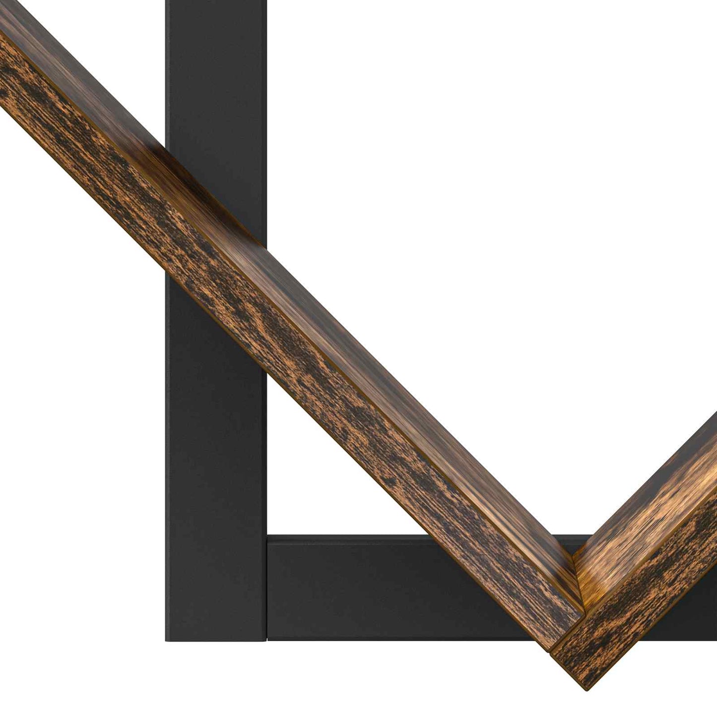 Væghængt Flydende Hylde 2 stk. Røget eg 43 x 15 x 47 cm