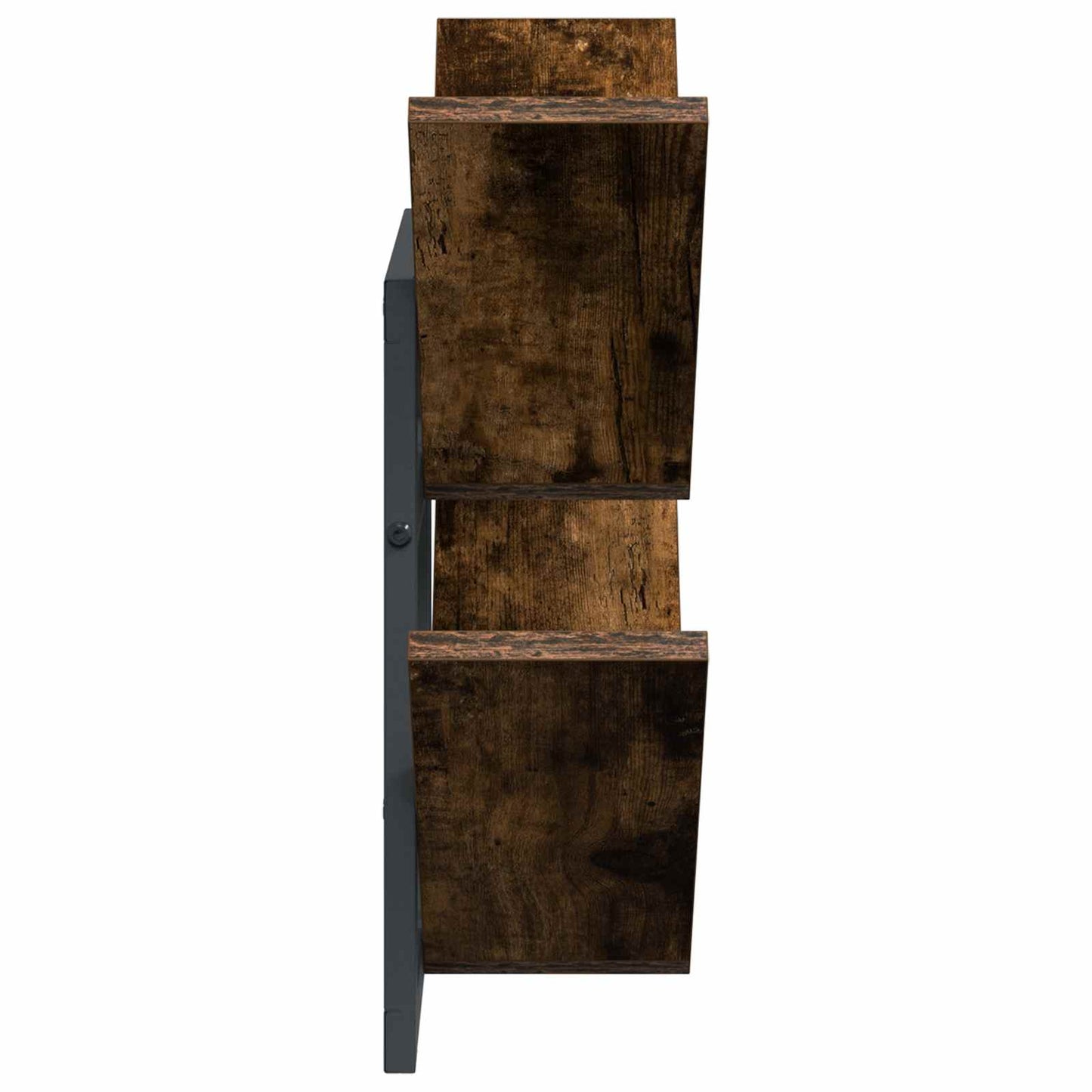 Væghængt Flydende Hylde 2 stk. Røget eg 43 x 15 x 47 cm