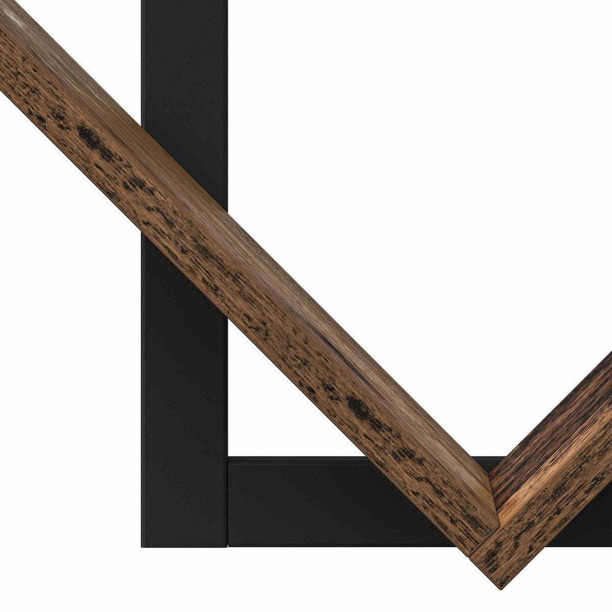 Væghængt Flydende Hylde Gammelt træ 43 x 15 x 47 cm