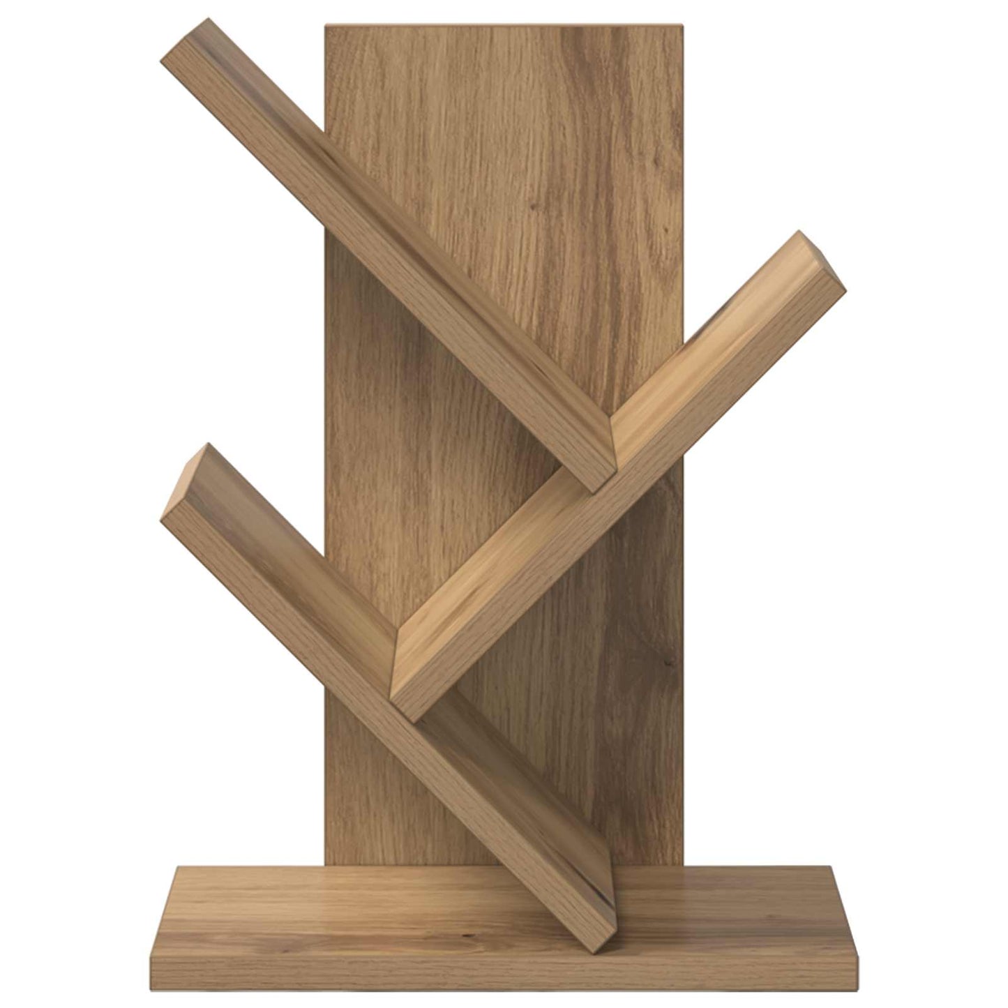 Træbogreol 3-lags 30 x 18 x 40 cm Konstrueret træ Artisan-eg