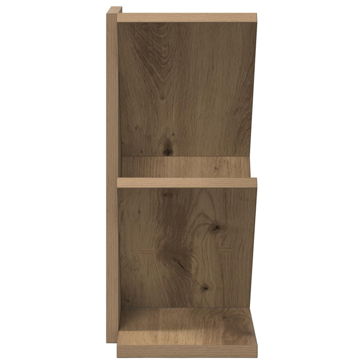 Træbogreol 3-lags 30 x 18 x 40 cm Konstrueret træ Artisan-eg