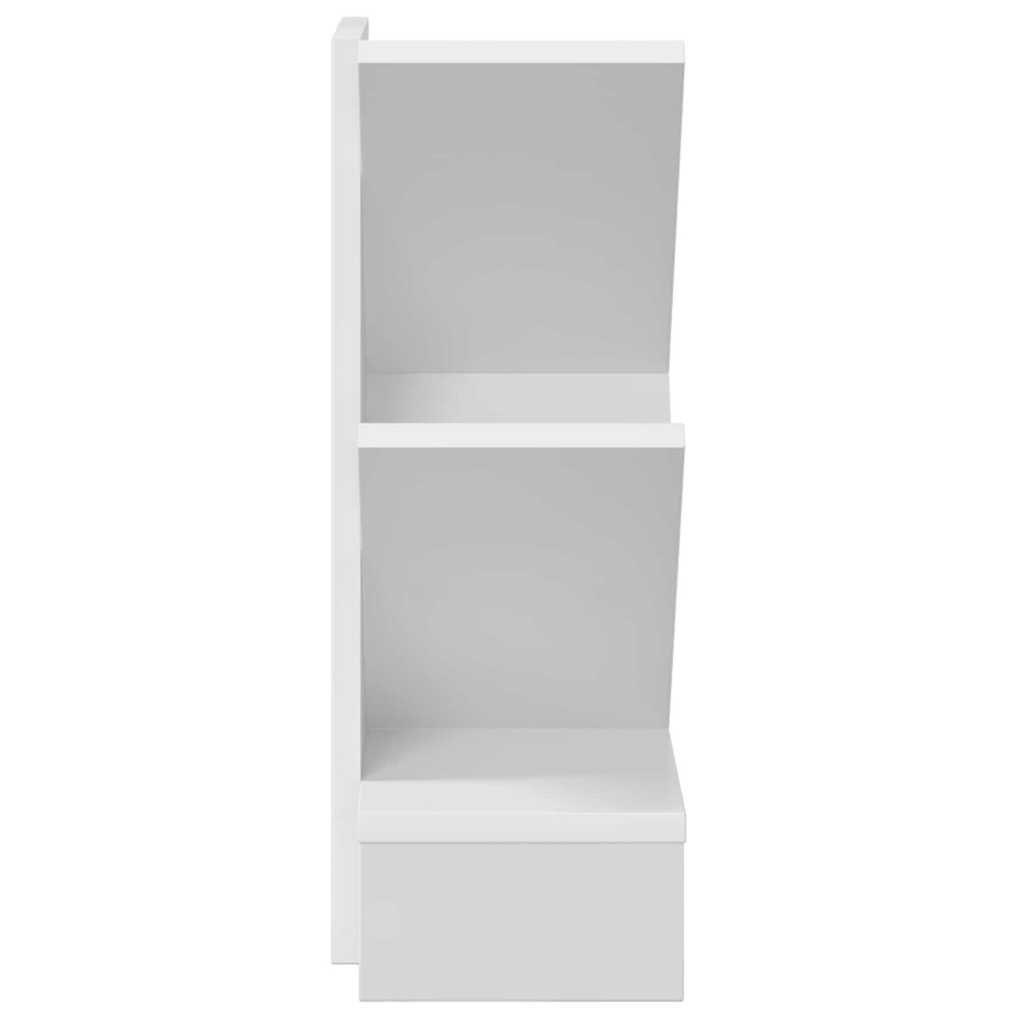 Træbogreol 3-lags 30 x 18 x 48 cm Konstrueret træ Hvid