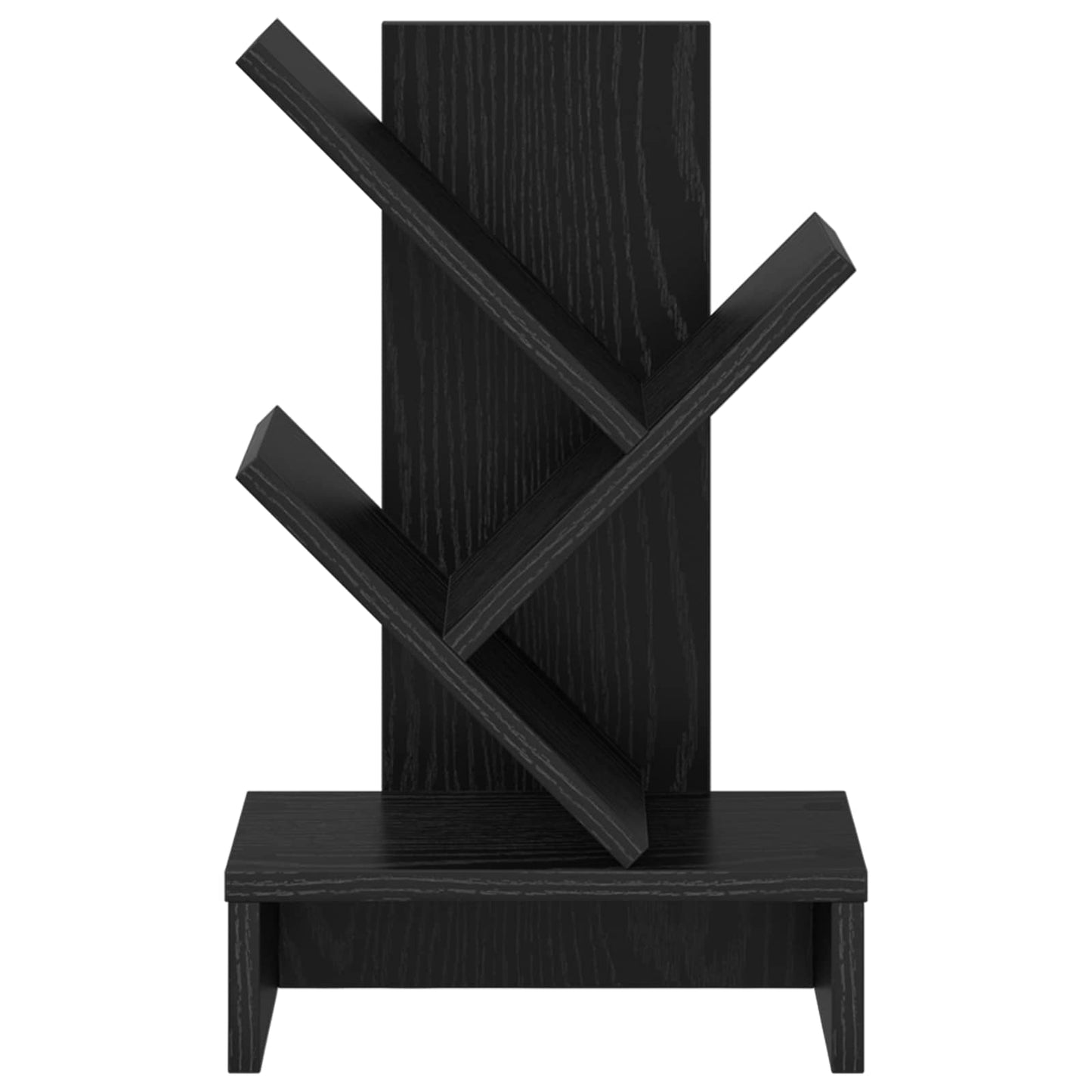 Træbogreol 3-lags 30 x 18 x 48 cm Konstrueret træ Sort eg