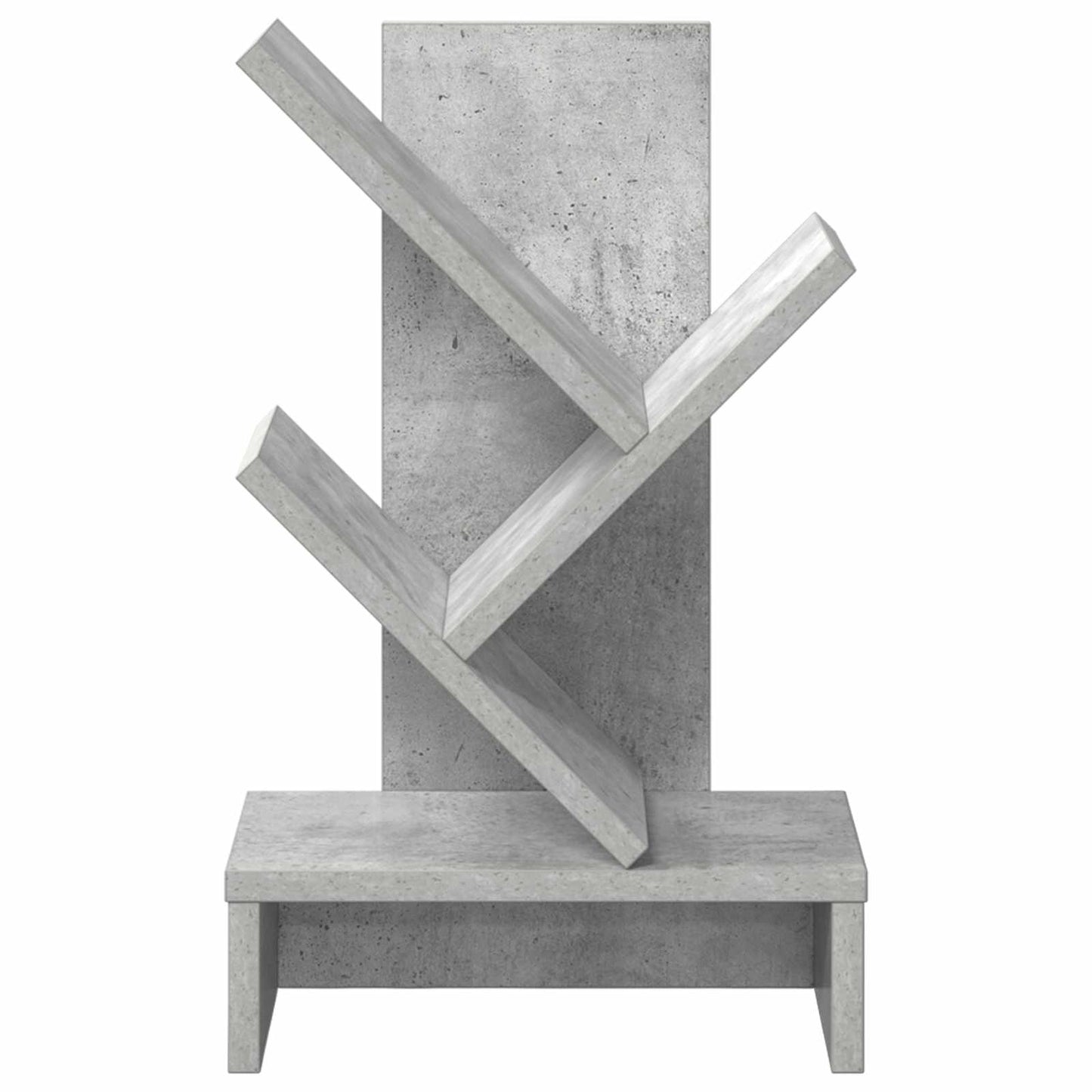 Træbogreol 3-lags 30 x 18 x 48 cm Konstrueret træ Betongrå