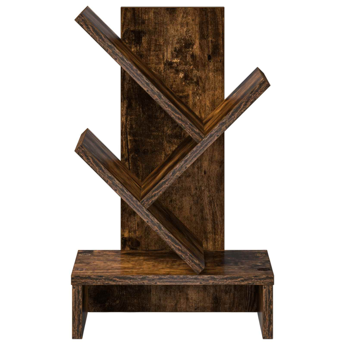 Træbogreol 3-lags 30 x 18 x 48 cm Konstrueret træ Røget eg