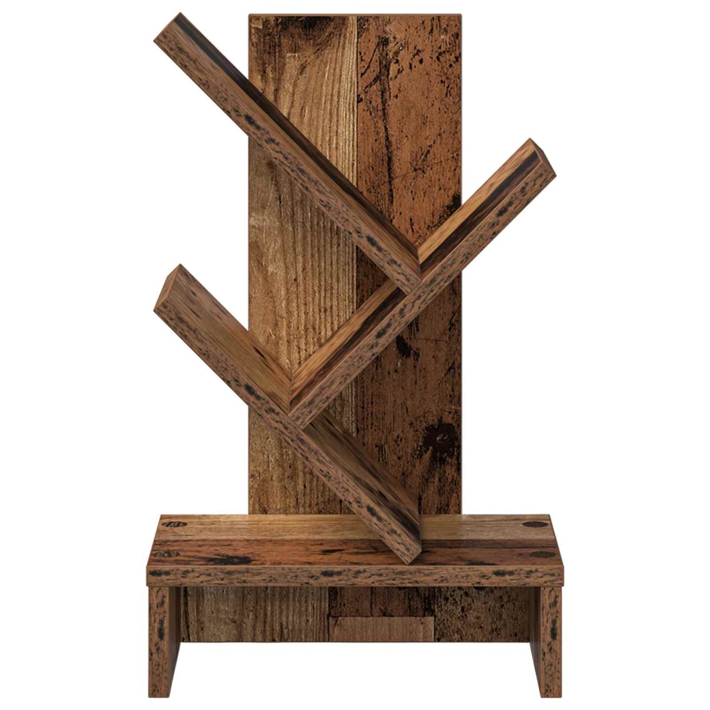 Træbogreol 3-lags 30 x 18 x 48 cm Konstrueret træ Gammelt træ