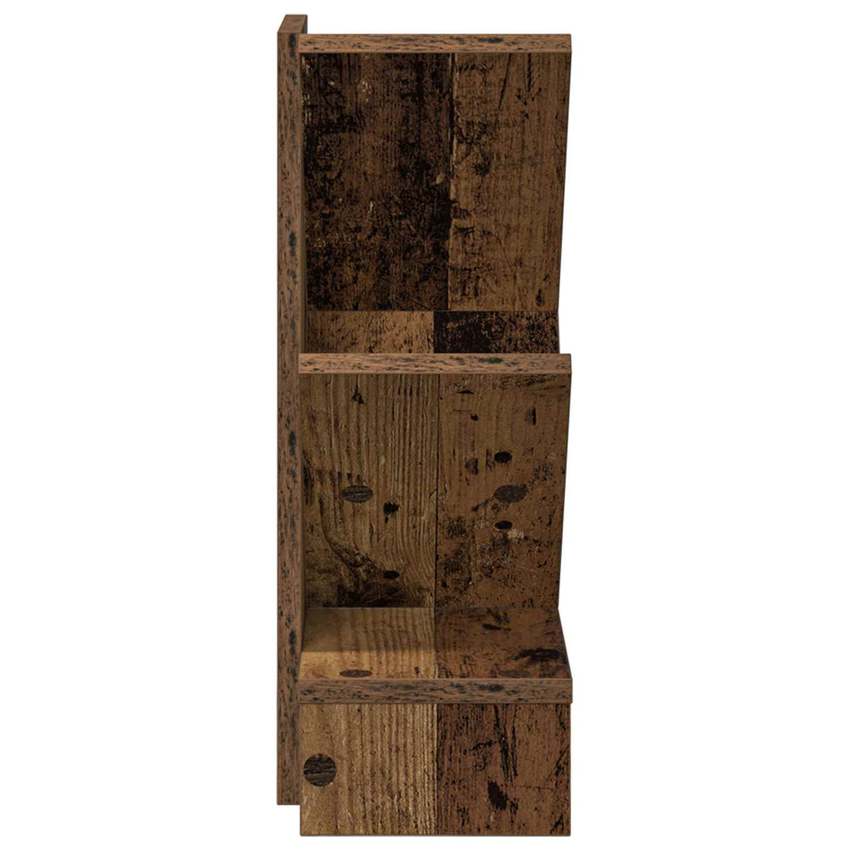 Træbogreol 3-lags 30 x 18 x 48 cm Konstrueret træ Gammelt træ
