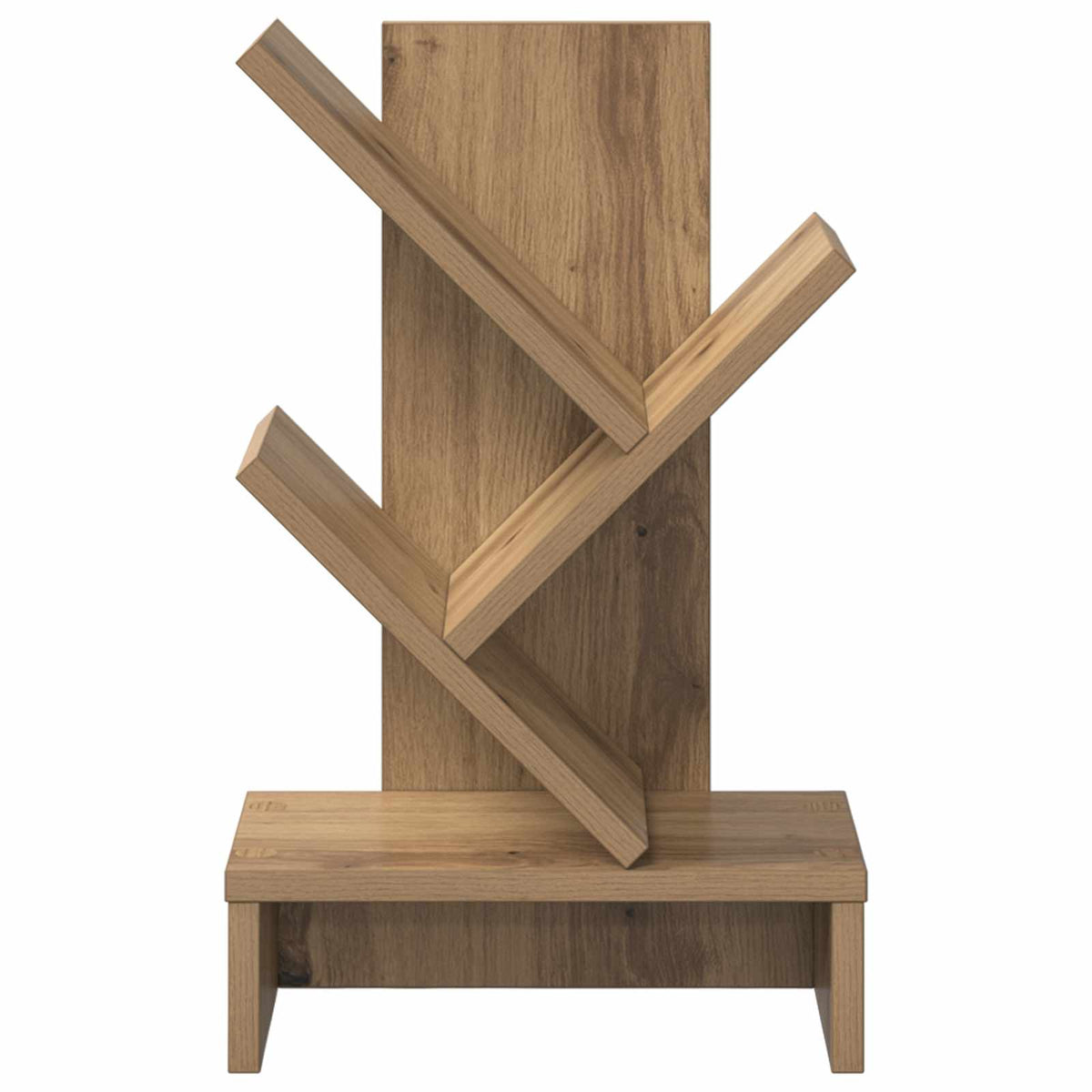 Træbogreol 3-lags 30 x 18 x 48 cm Konstrueret træ Artisan-eg