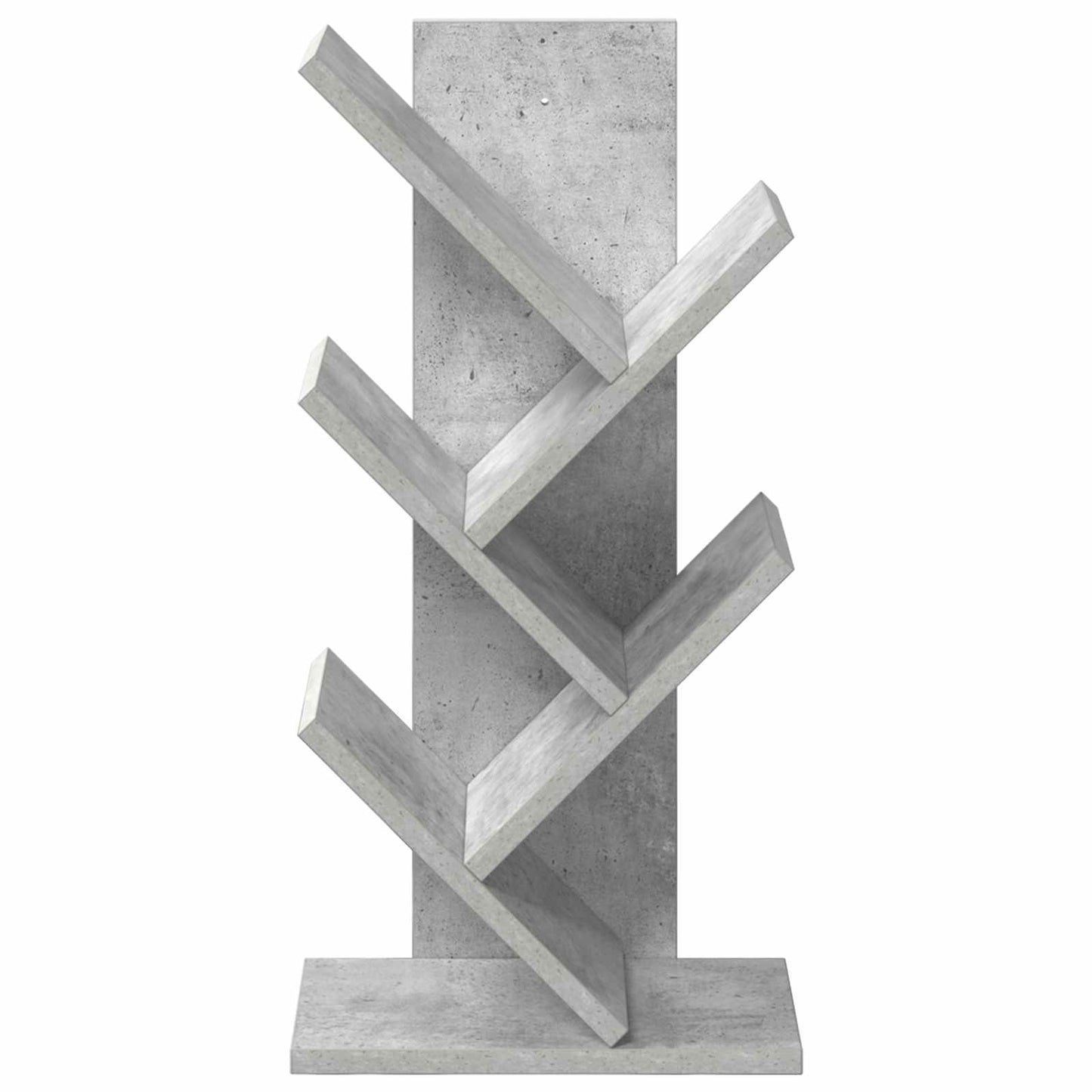 Træ Bogreol 4-Plan 30 x 18 x 60 cm Konstrueret træ Betongrå