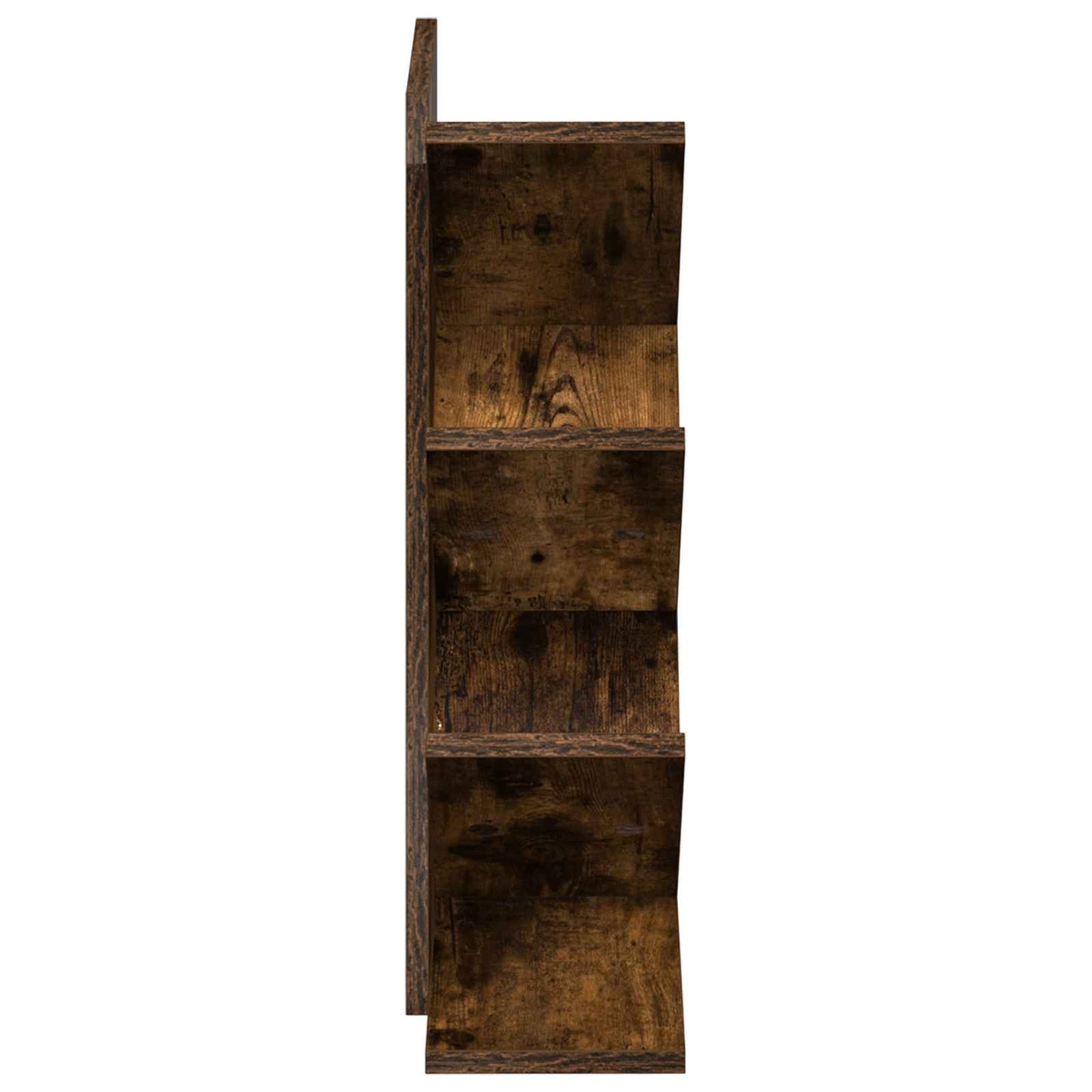 Træ Bogreol 4-Plan 30 x 18 x 60 cm Konstrueret træ Røget eg