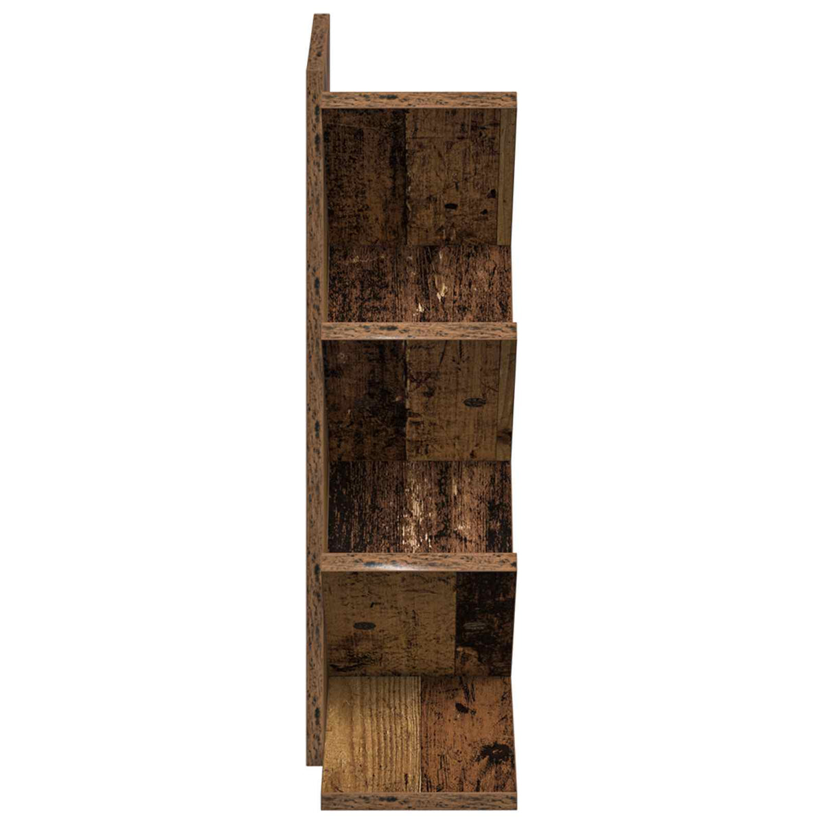Træ Bogreol 4-Plan 30 x 18 x 60 cm Konstrueret træ Gammelt træ