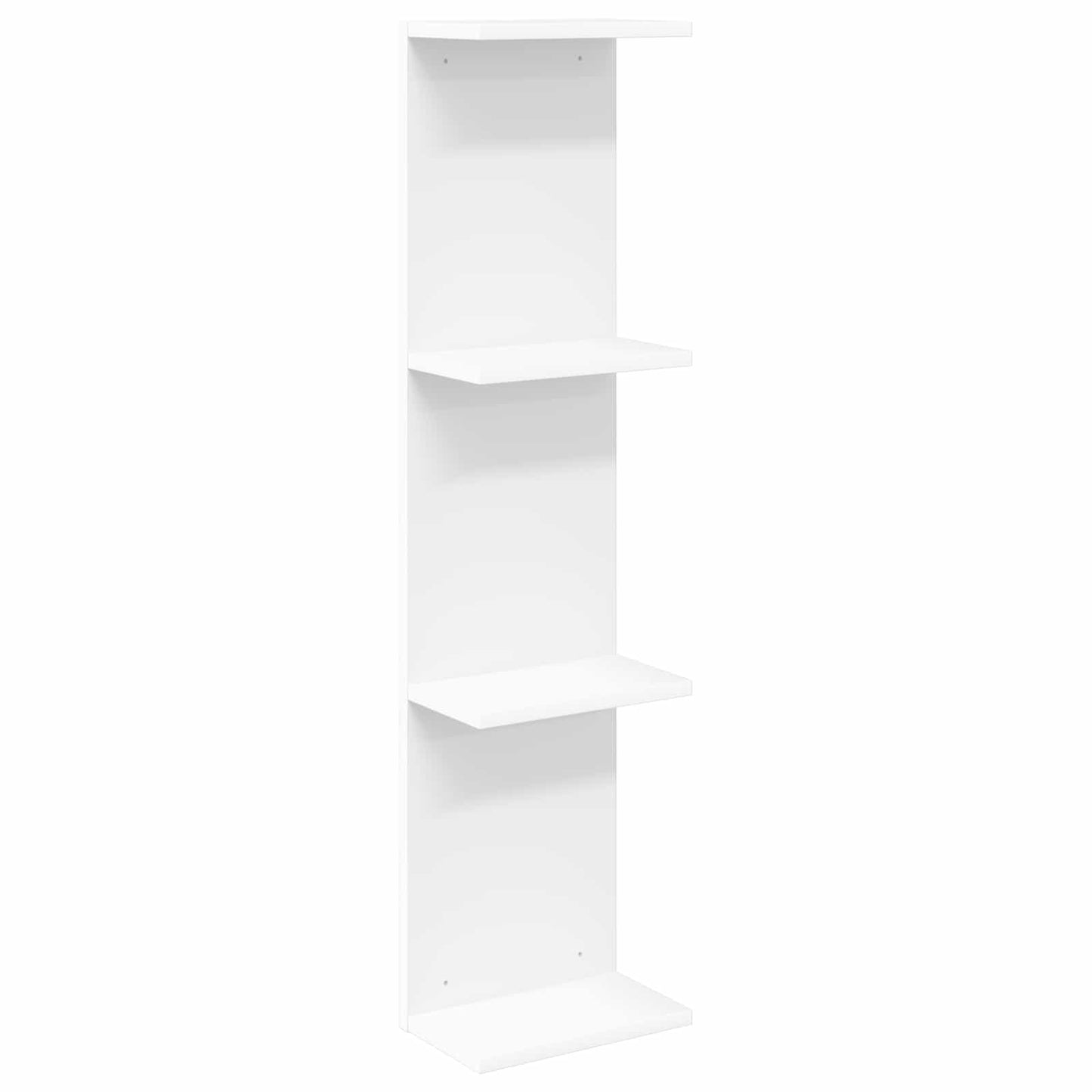 Væghylde Hvid 25 x 15 x 100 cm Konstrueret træ