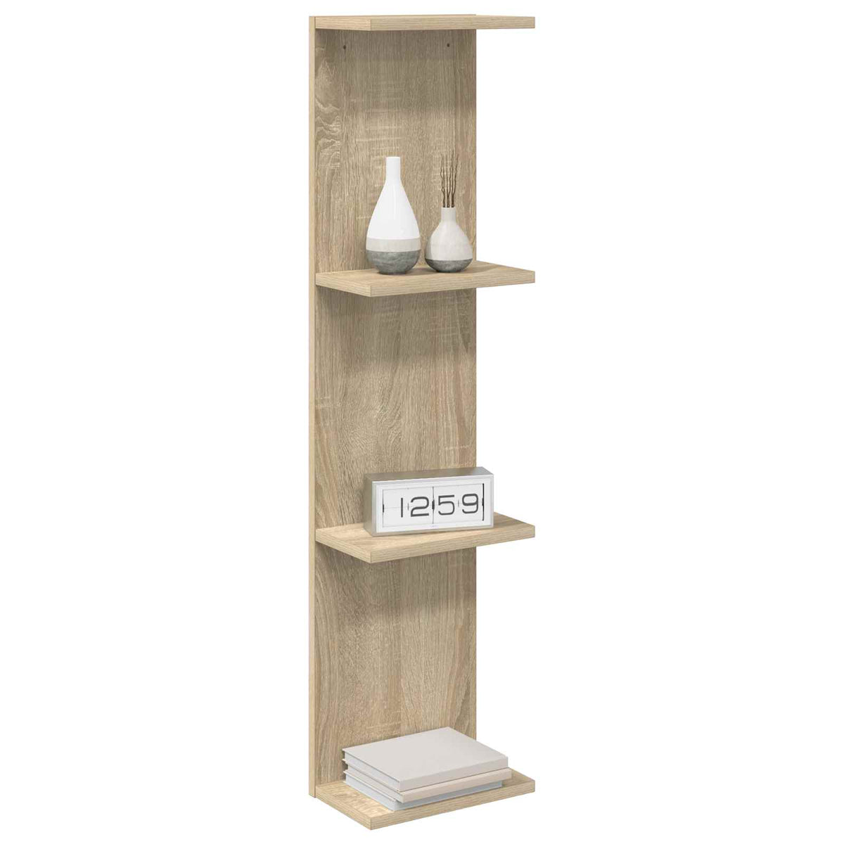 Væghylde Sonoma-eg 25 x 15 x 100 cm Konstrueret træ