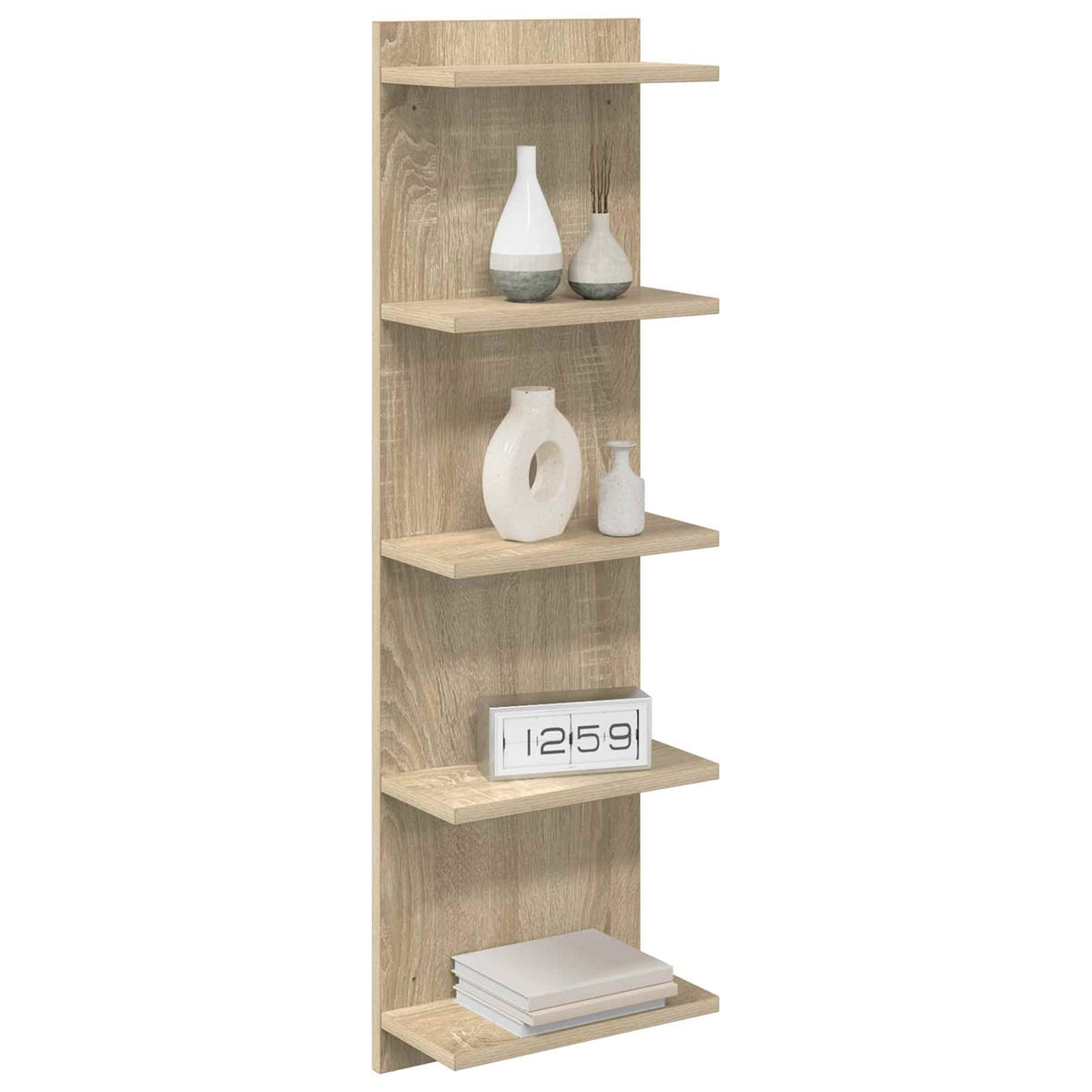 Væghylde Sonoma-eg 30 x 15 x 100 cm Konstrueret træ