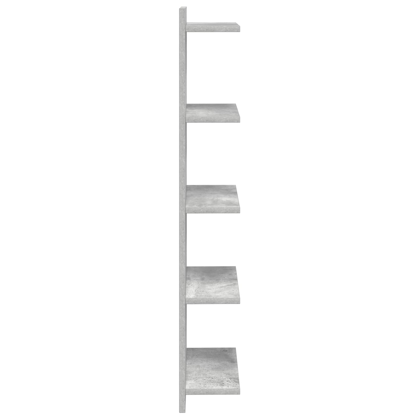 Væghylde Betongrå 30 x 15 x 100 cm Konstrueret træ