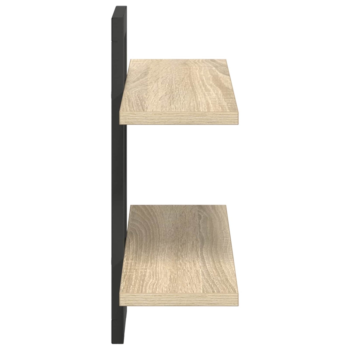 Svævehylder Sonoma-eg 40 x 15 x 40 cm Konstrueret træ